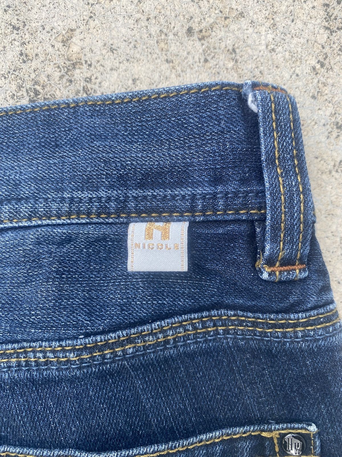 If Six Was Nine × Japanese Brand × Nicole Club Flare Jeans Nicole Club Faded Honeycomp Size US 32 / EU 48 - 18 Thumbnail