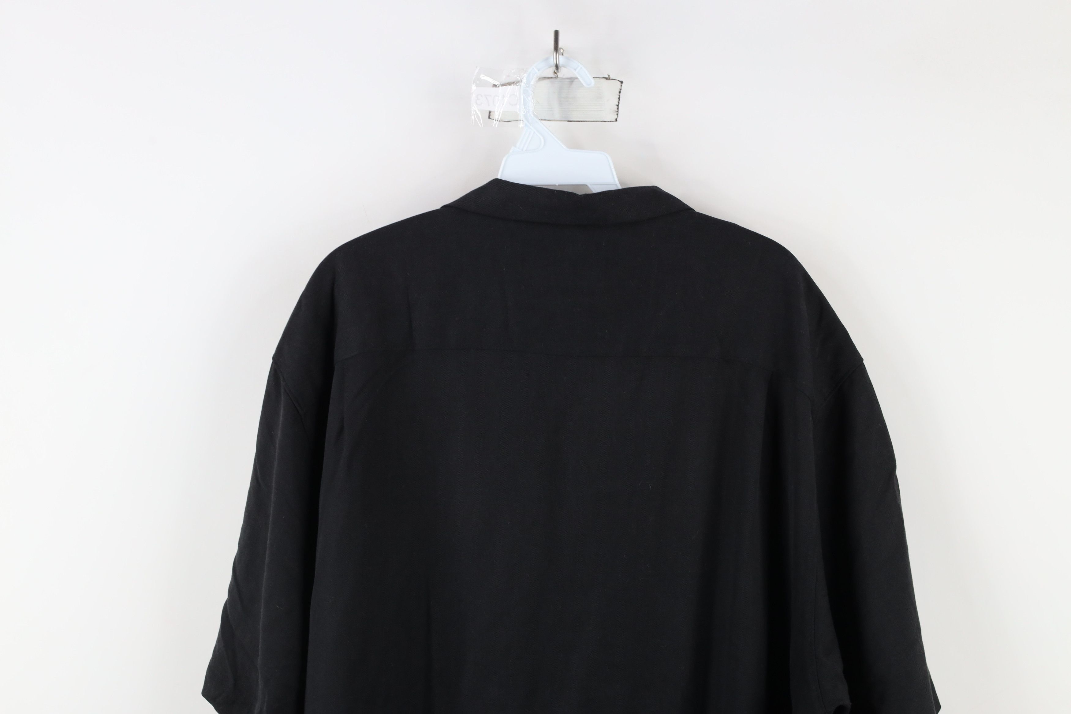 Tommy Bahama × Vintage Vintage 90s Tommy Bahama Looped Collar Button Shirt Black Size US XL / EU 56 / 4 - 12 Thumbnail