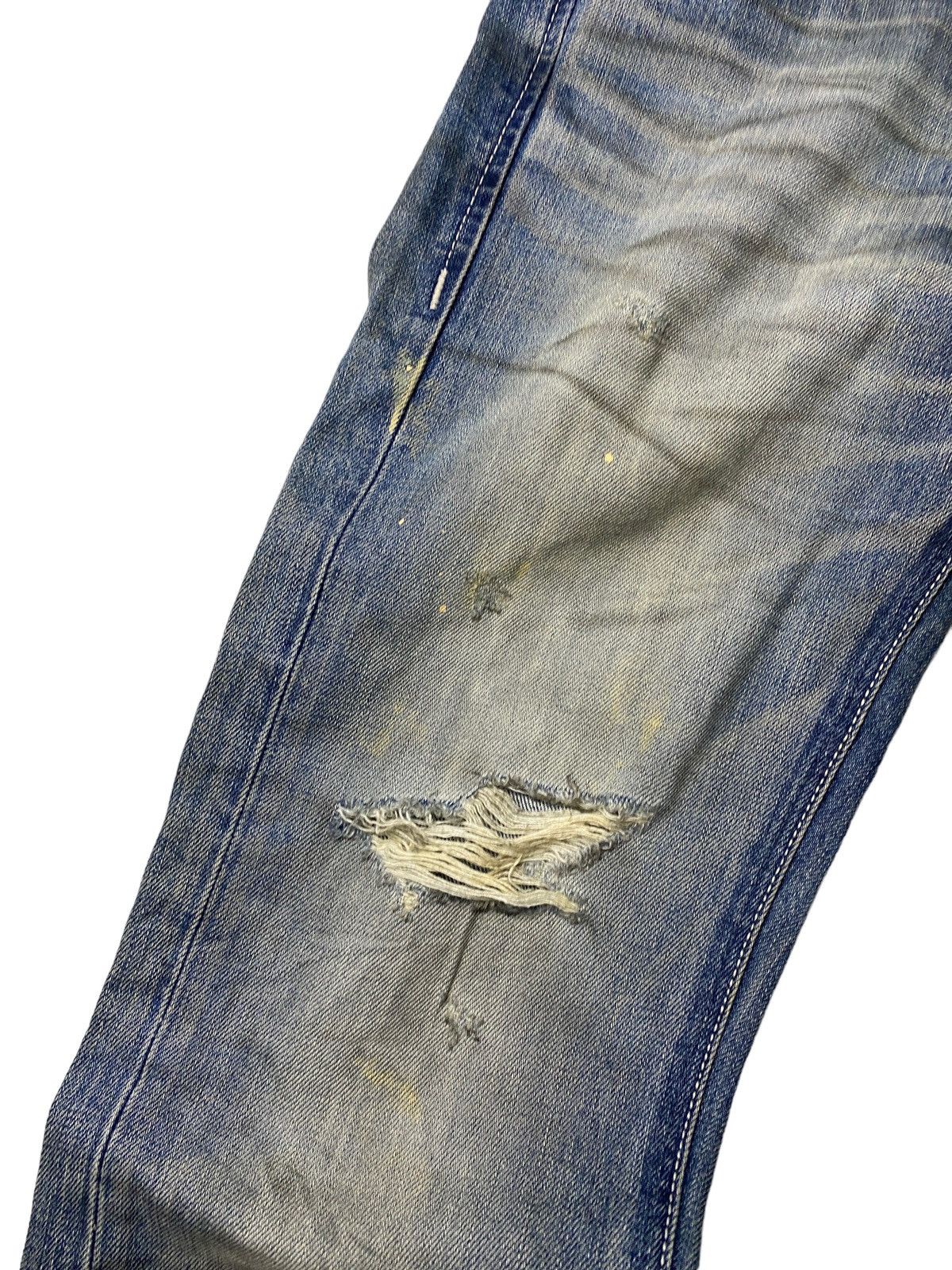 If Six Was Nine Vanquish Murder License Flared Distressed Jeans Size US 29 - 4 Thumbnail
