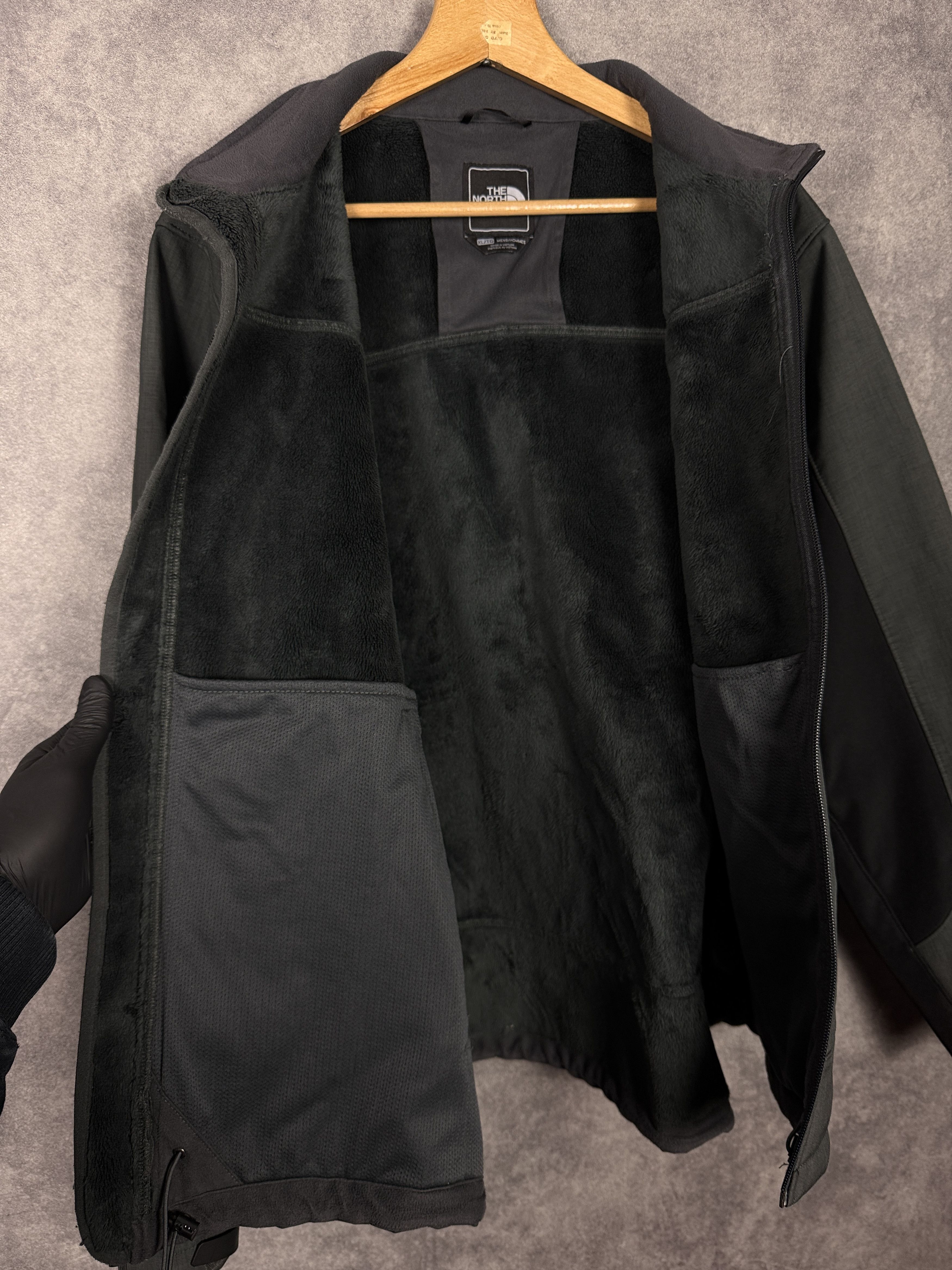 The North Face The North Face grey black softshell jacket zip-upTNF zip Size US XL / EU 56 / 4 - 8 Thumbnail
