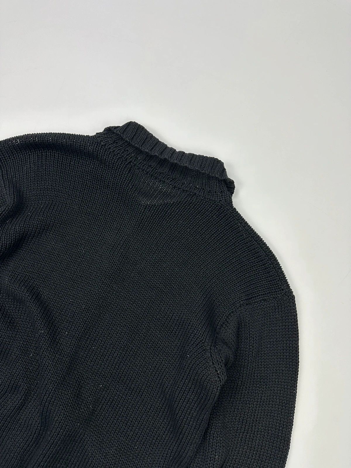 Jean Paul Gaultier Jean Paul Gautier Maille Femme Knit Cardigan Black Sweater Size M / US 6-8 / IT 42-44 - 5 Thumbnail