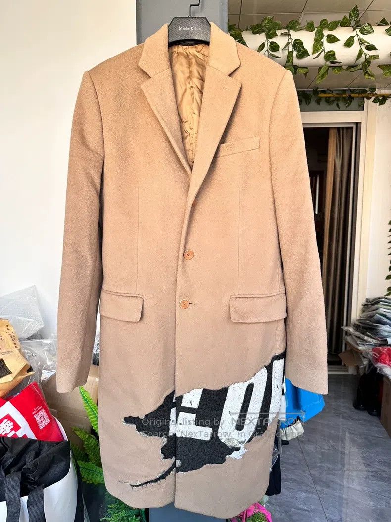 Givenchy Givenchy Khaki Camel Long Tweed Duster Coat Trench Size US S / EU 44-46 / 1 - 2 Thumbnail