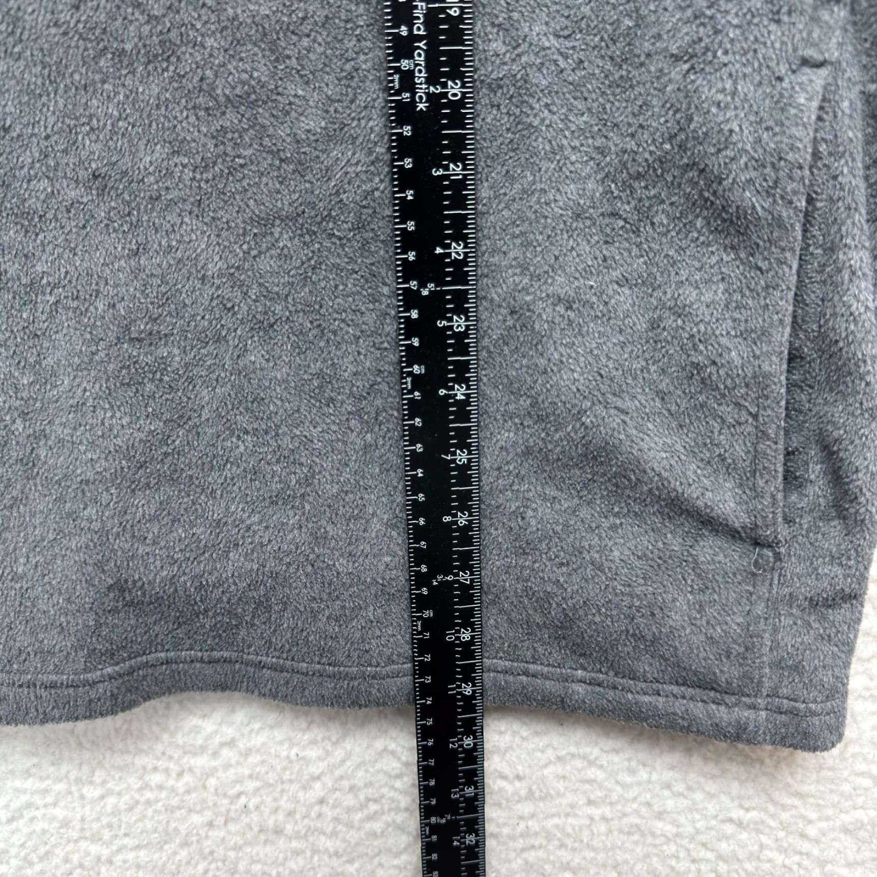 Old Navy VINTAGE Old Navy Sweater XL Gray Fleece 1/4 Zip Spellout Logo Mock Neck Mens Womens Gift-ready Size XL / US 12-14 / IT 48-50 - 6 Thumbnail