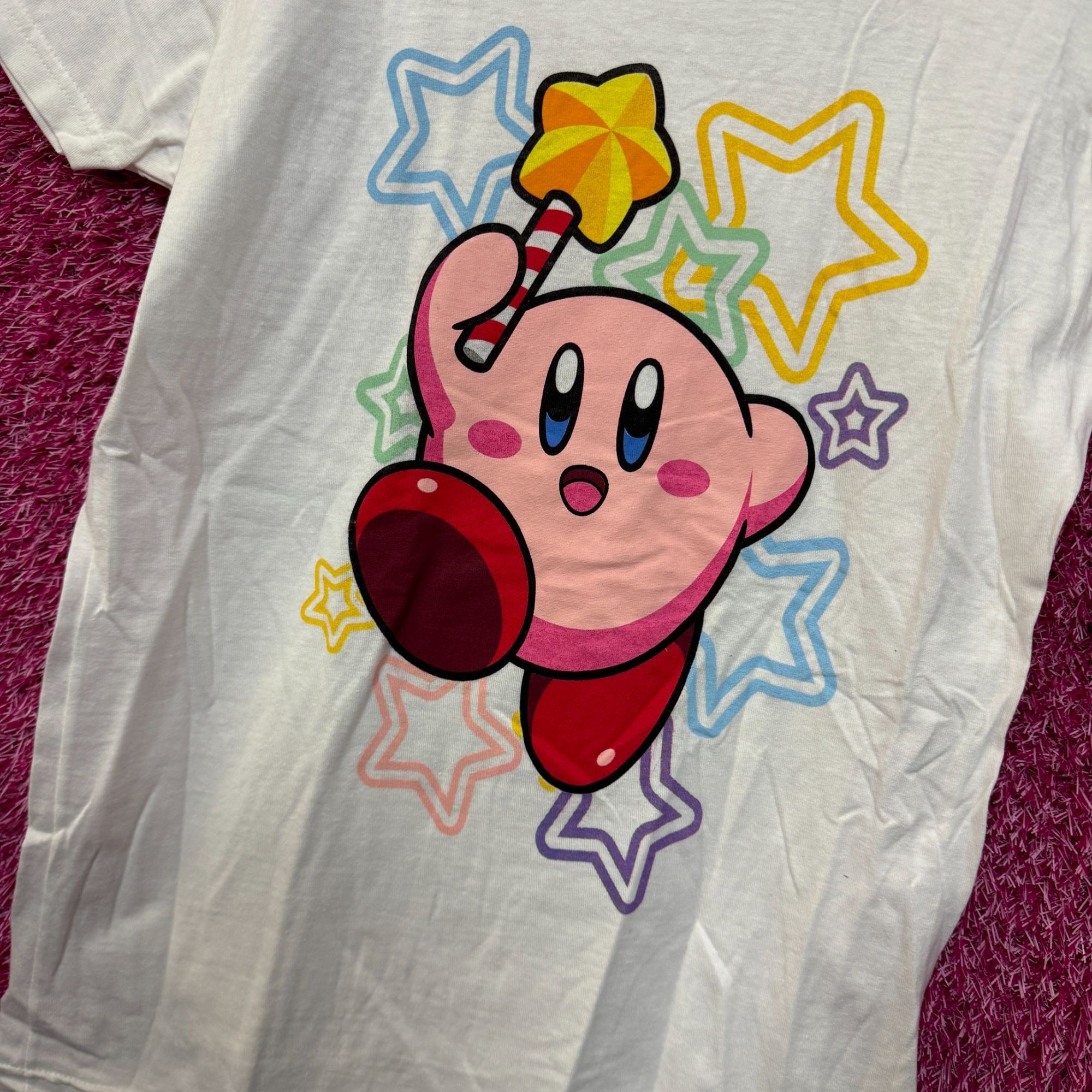 Nintendo Kirby Magic Star Wand Nintendo Womens T-shirt Size Medium Size M / US 6-8 / IT 42-44 - 4 Thumbnail