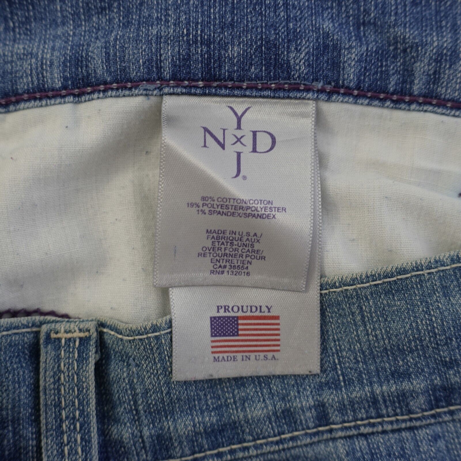 NYDJ NYDJ Not Your Daughters Jeans Blue Denim Size 14 6/28 High R Size 36" / US 14 / IT 50 - 8 Thumbnail