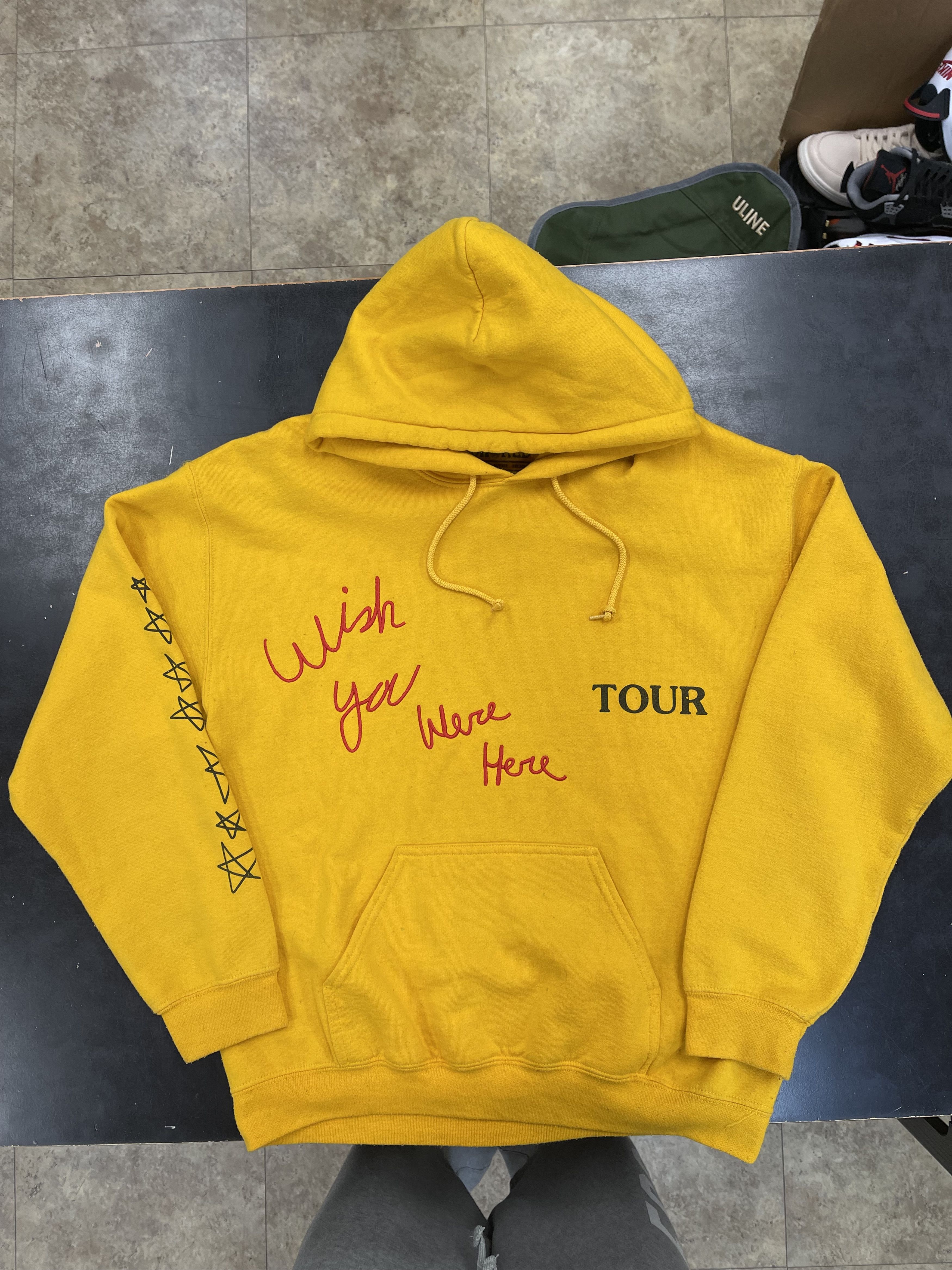 Travis Scott Travis Scott AstroWorld Wish You Were Here Hoodie Yellow Size US S / EU 44-46 / 1 - 1 Thumbnail