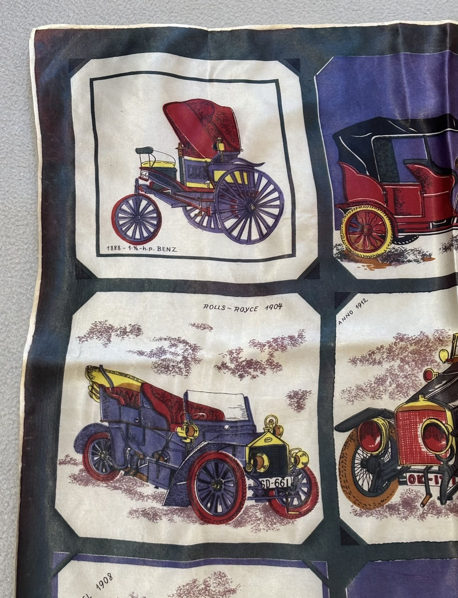 Other Scarf/Scarf Old cars Vintage cars 60s/70s Size ONE SIZE - 8 Thumbnail