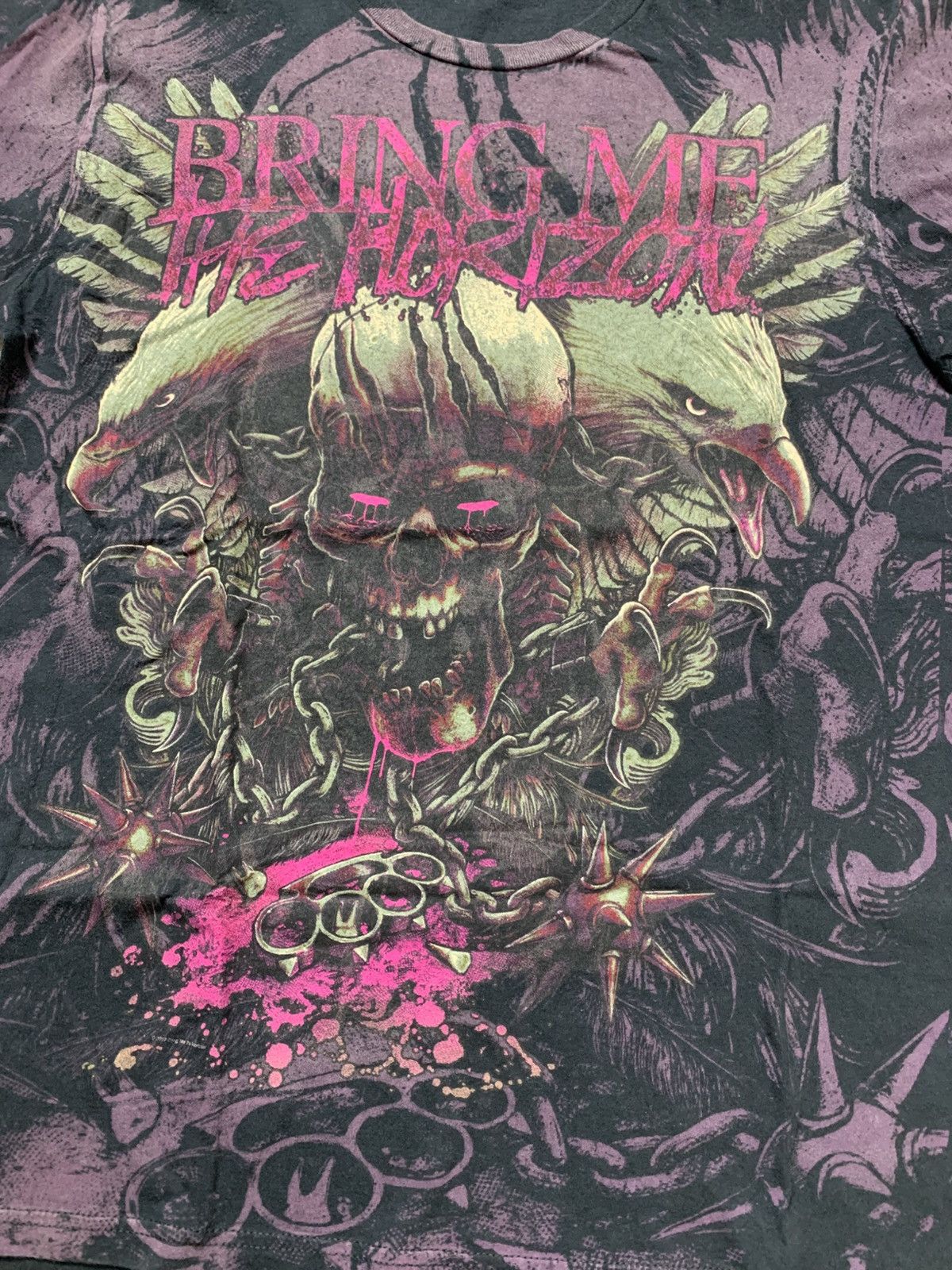 Band Tees Bring me the horizon all over print band shirt Size US L / EU 52-54 / 3 - 3 Thumbnail