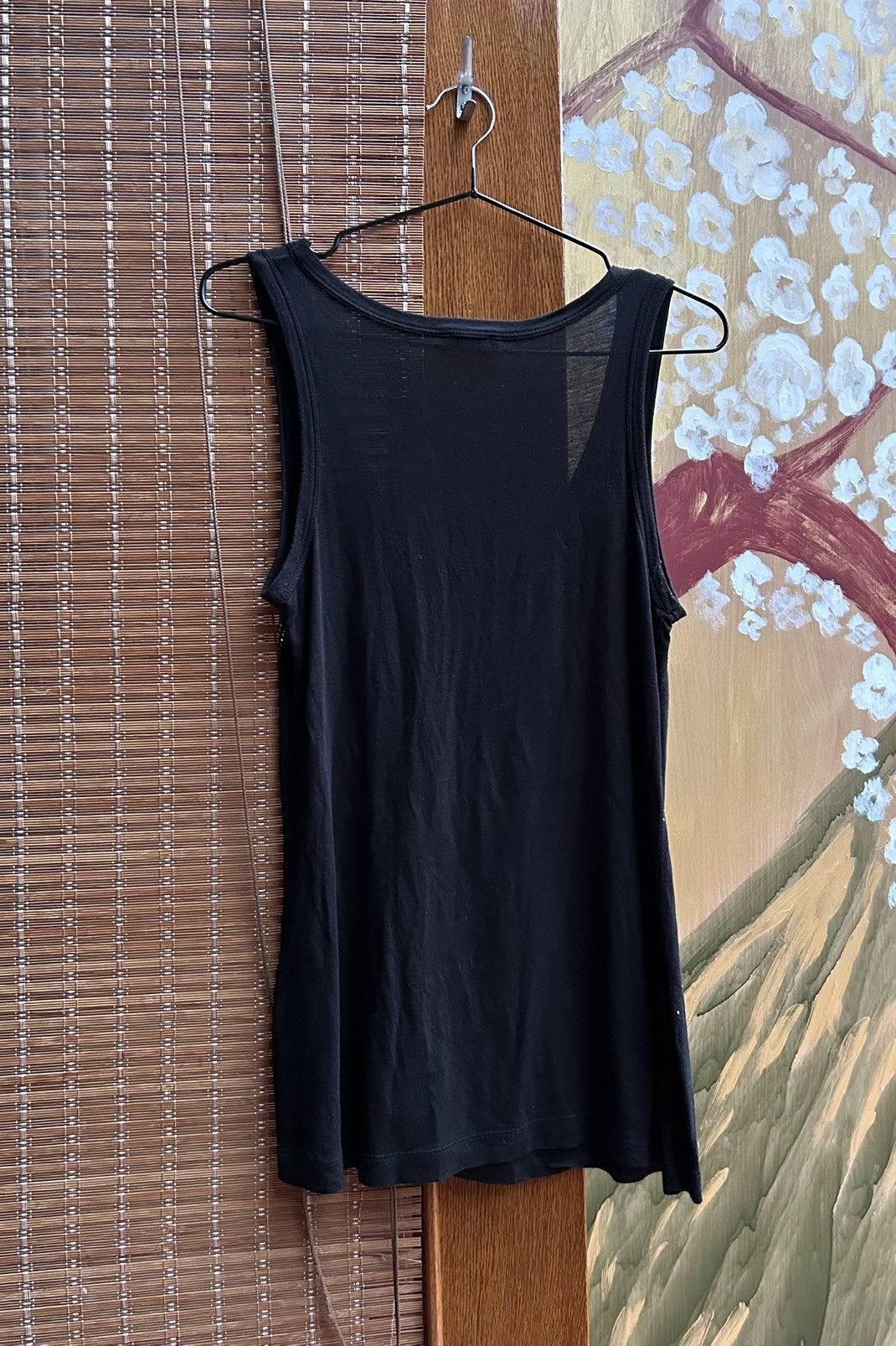 Miss Sixty Vintage Y2K Miss Sixty Black Rhinestone Studded Tank Top Size S / US 4 / IT 40 - 2 Thumbnail