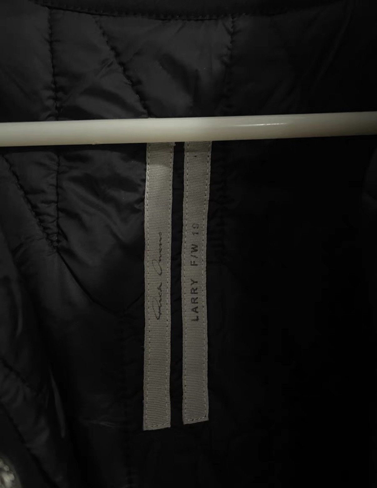 Rick Owens Rick Owens Larry Snap Button Leather Panel Padded Jacket Size US L / EU 52-54 / 3 - 5 Thumbnail