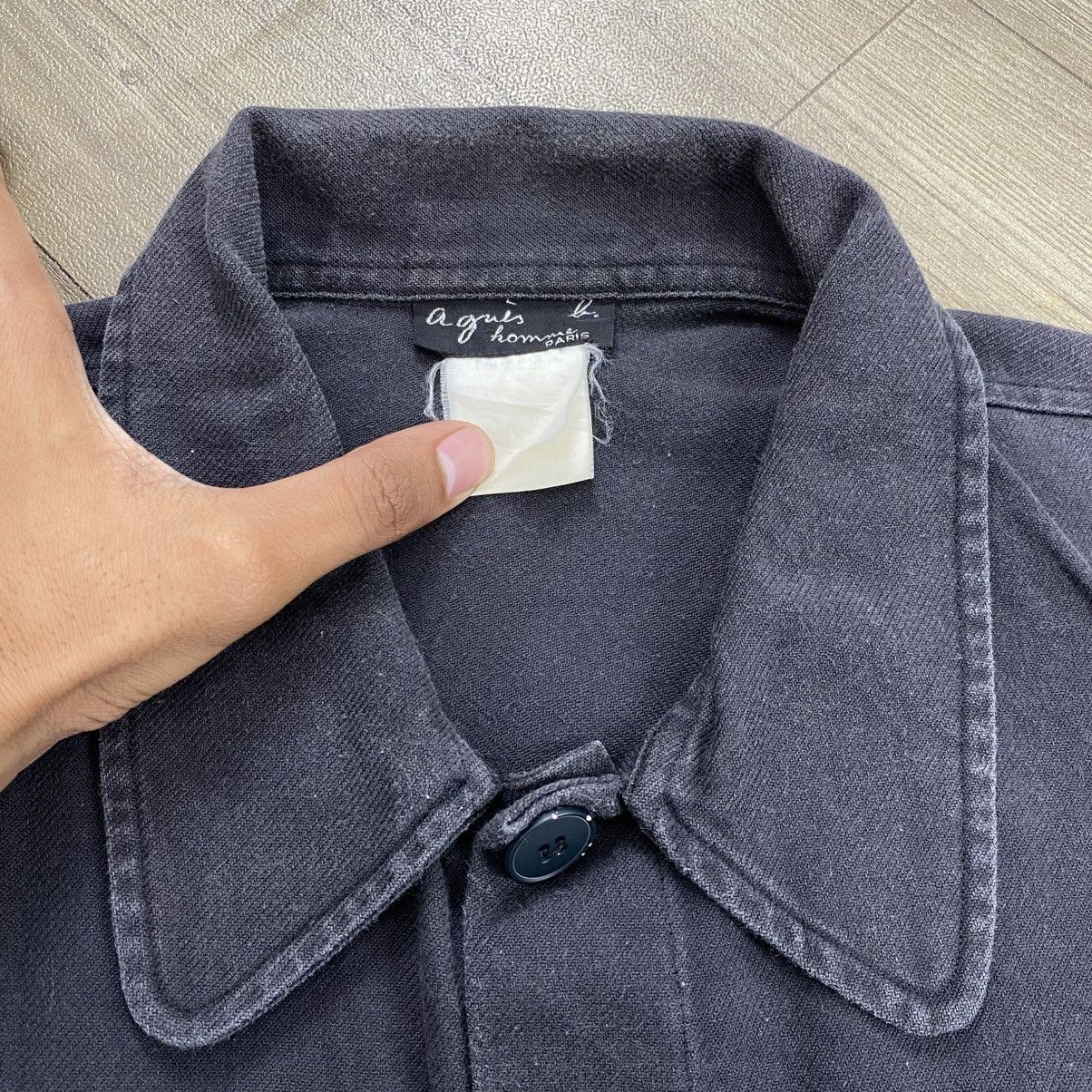 agnes b. Vintage Agnes B. Paris Military 107 Black Style Shirt Size US M / EU 48-50 / 2 - 4 Thumbnail