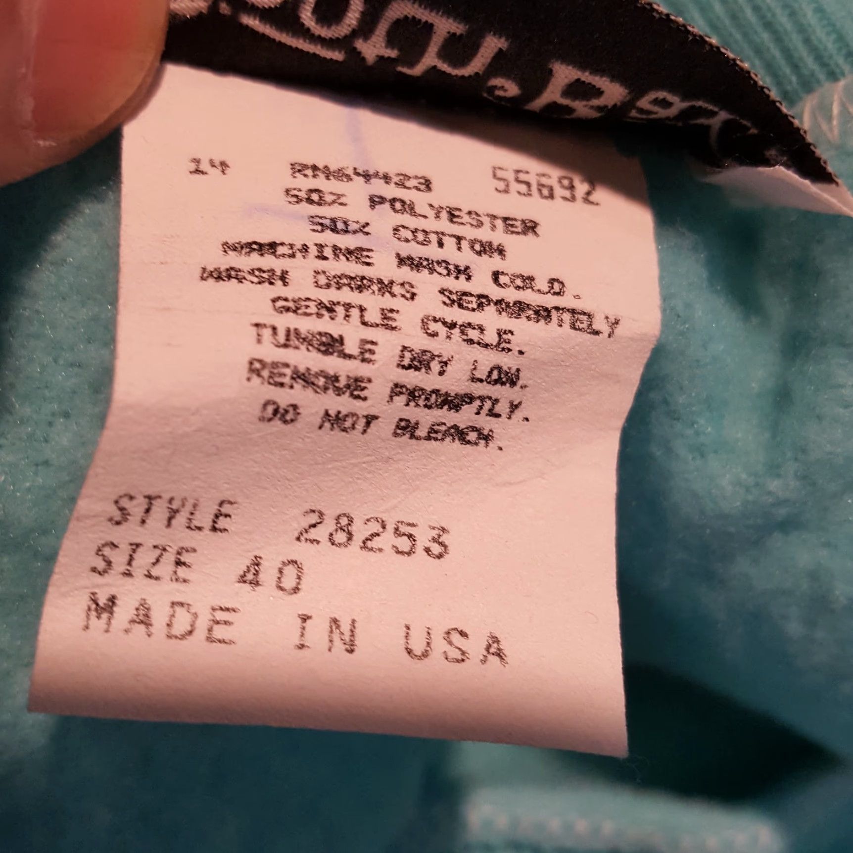 Vintage VINTAGE Booth Bay Sweatshirt Pullover Jumper 90s Blue Polka Dot V Neck Women's XL Pullover Sweatshirt Women XS? Size XL / US 12-14 / IT 48-50 - 6 Thumbnail