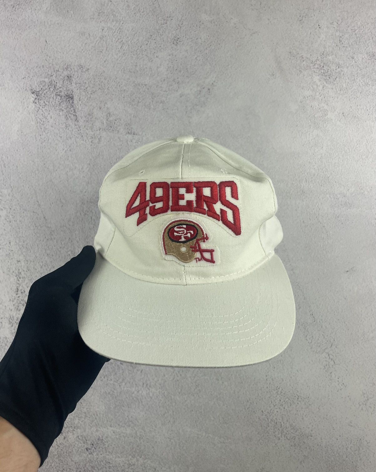 New Era Vintage San Francisco 49ers Cap NFL Football 90s White Red Size ONE SIZE - 2 Thumbnail