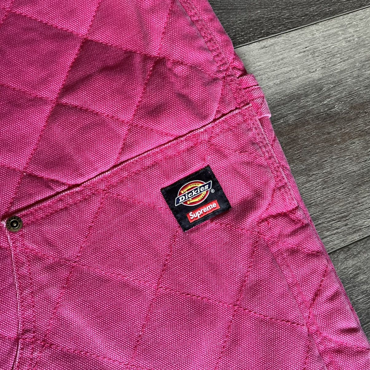 Dickies × Supreme Supreme x Dickies Quilted Double Knee Painter Pant Pink FW21 Size US 32 / EU 48 - 9 Thumbnail