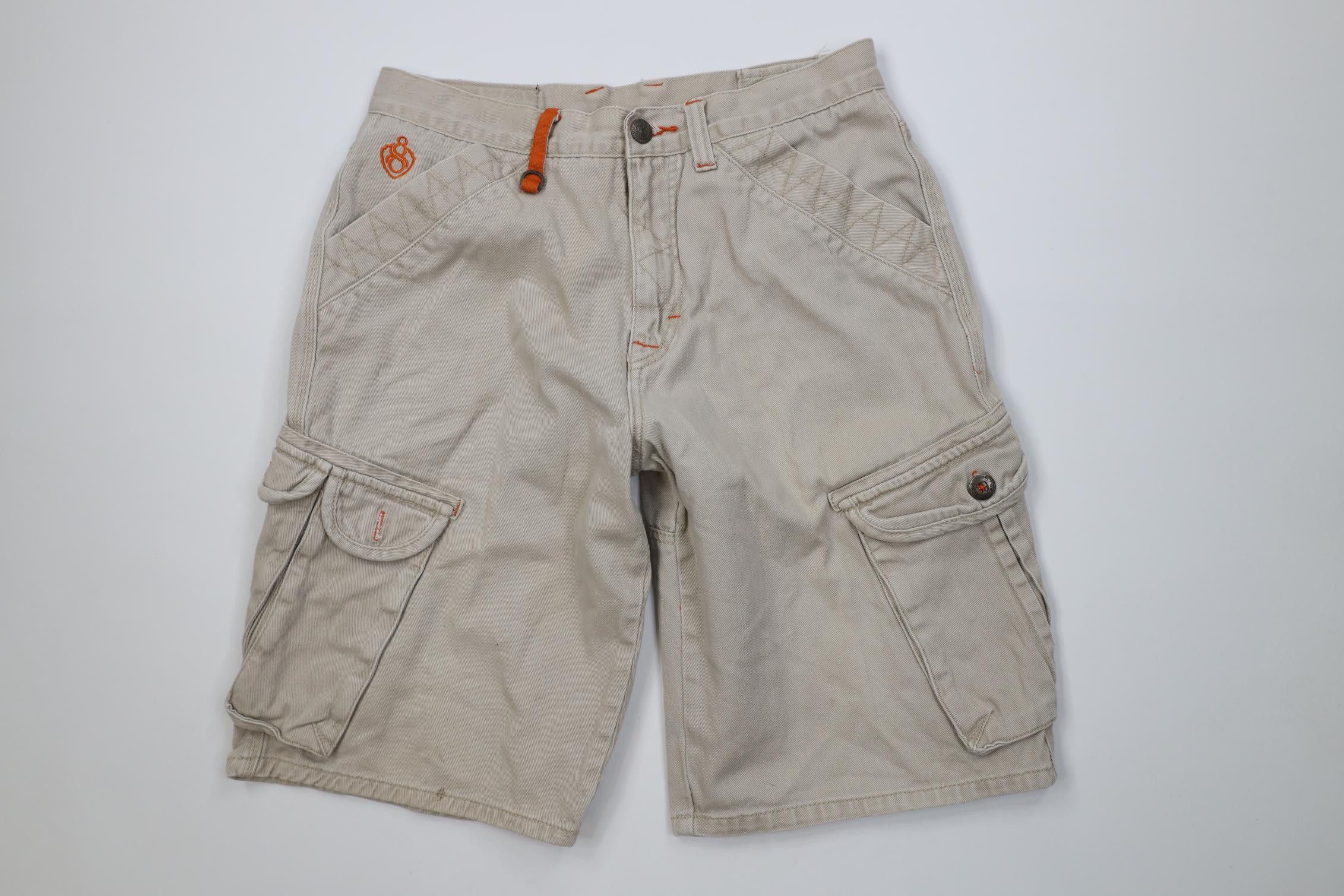 Vintage Vintage Y2K Eight 732 Streetwear Baggy Denim Cargo Shorts Size US 34 / EU 50 - 1 Thumbnail