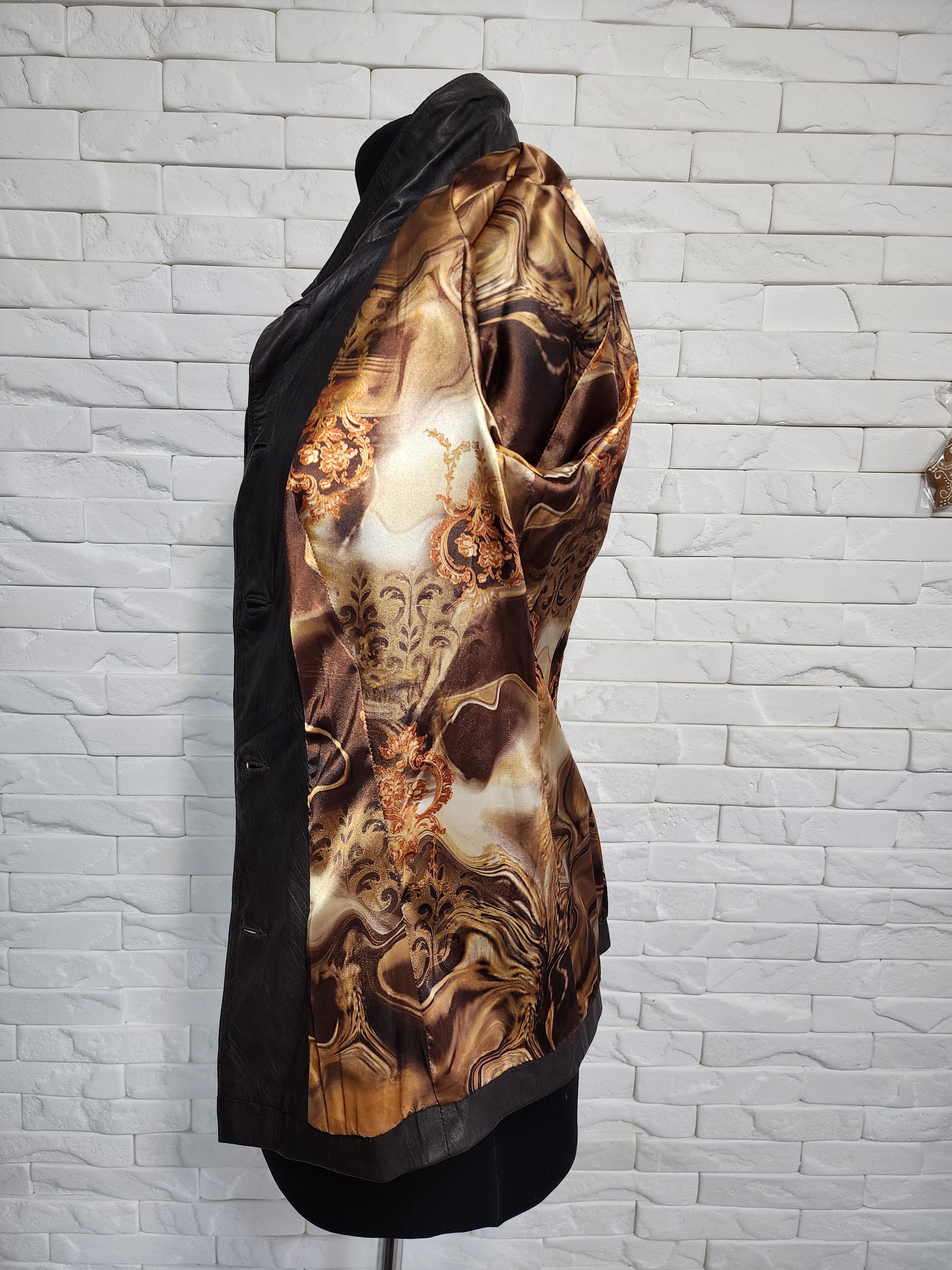 Other Brown Leather Jacket: Women's Button-Up with Pockets Size M / US 6-8 / IT 42-44 - 11 Thumbnail