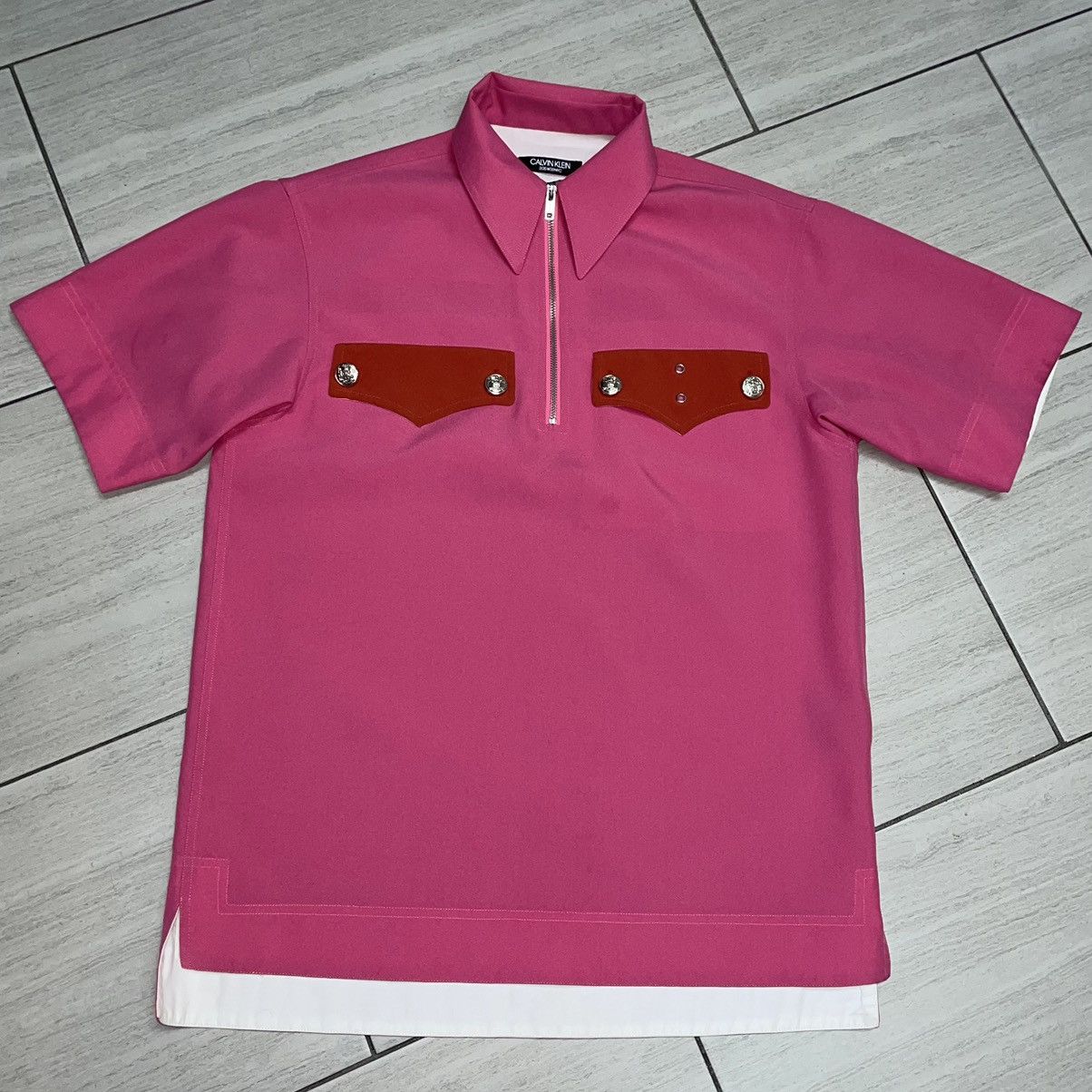 Raf Simon’s Calvin Klein Quarter Zip Polo