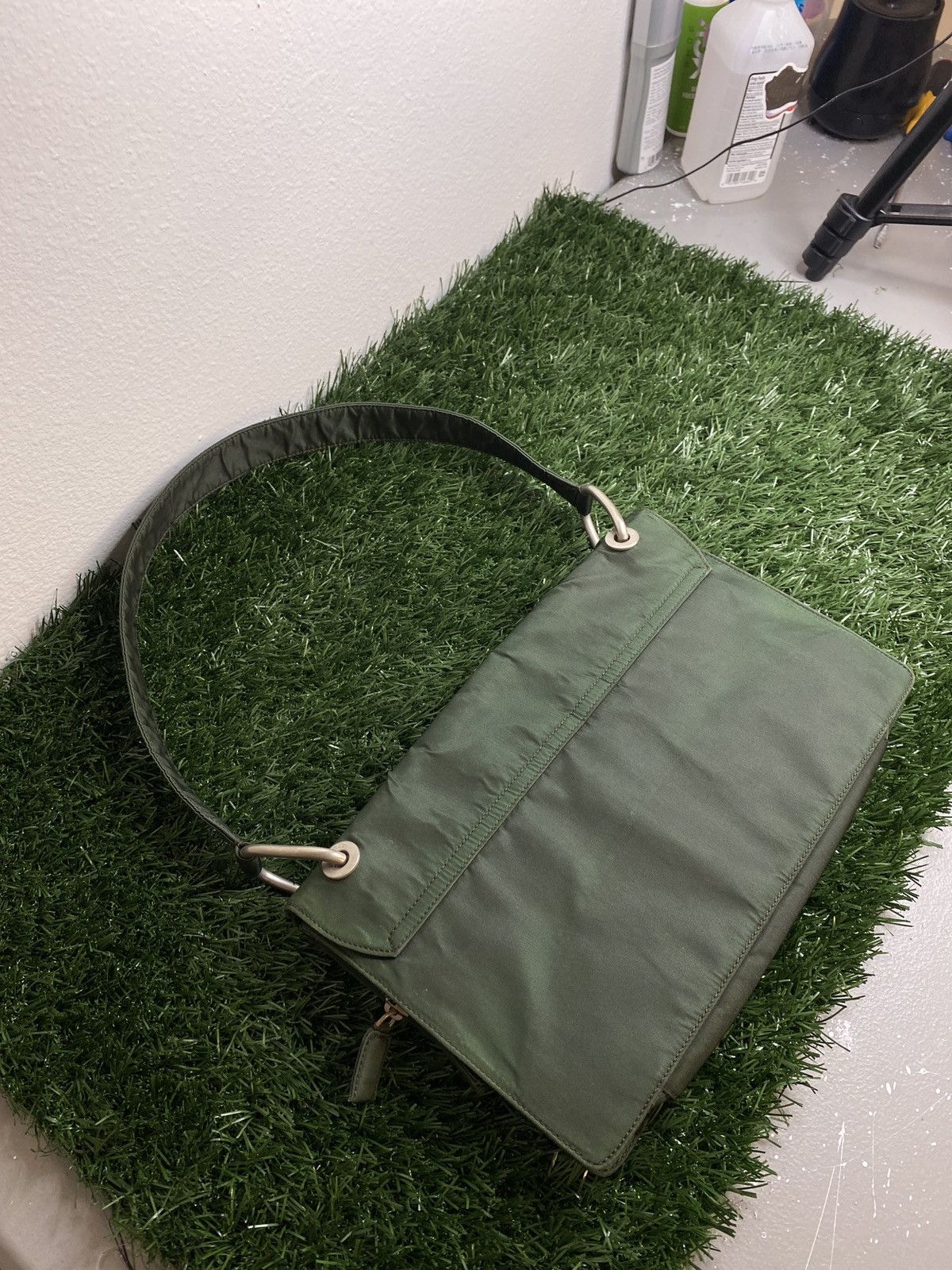 Prada Prada Nylon Rare Single Flap Shoulder Bag Size ONE SIZE - 5 Thumbnail