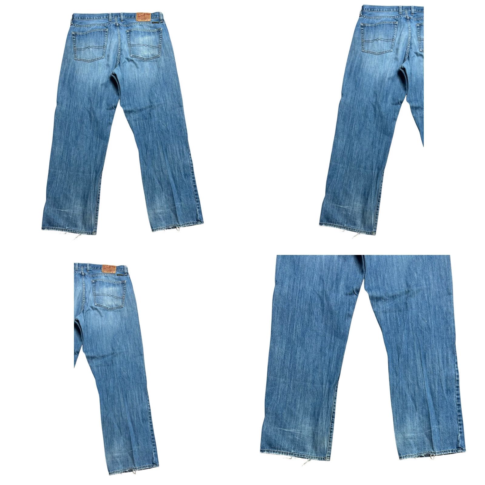 Lucky Brand Lucky Brand Jeans Mens 38x31 Bootcut Denim Zip Fly 5-Pocket Regular Inseam 31 in Blue USA Logo Size US 38 / EU 54 - 8 Thumbnail