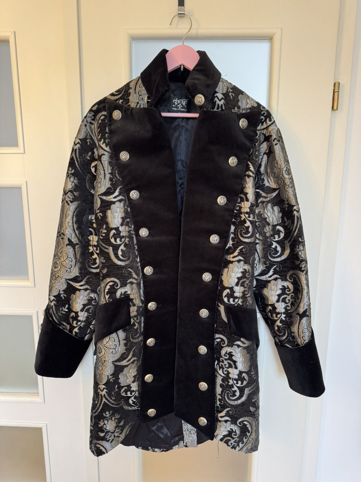 Other Shrine of Hollywood Dragon Coat Silver/Black Tapestry Size US L / EU 52-54 / 3 - 2 Thumbnail