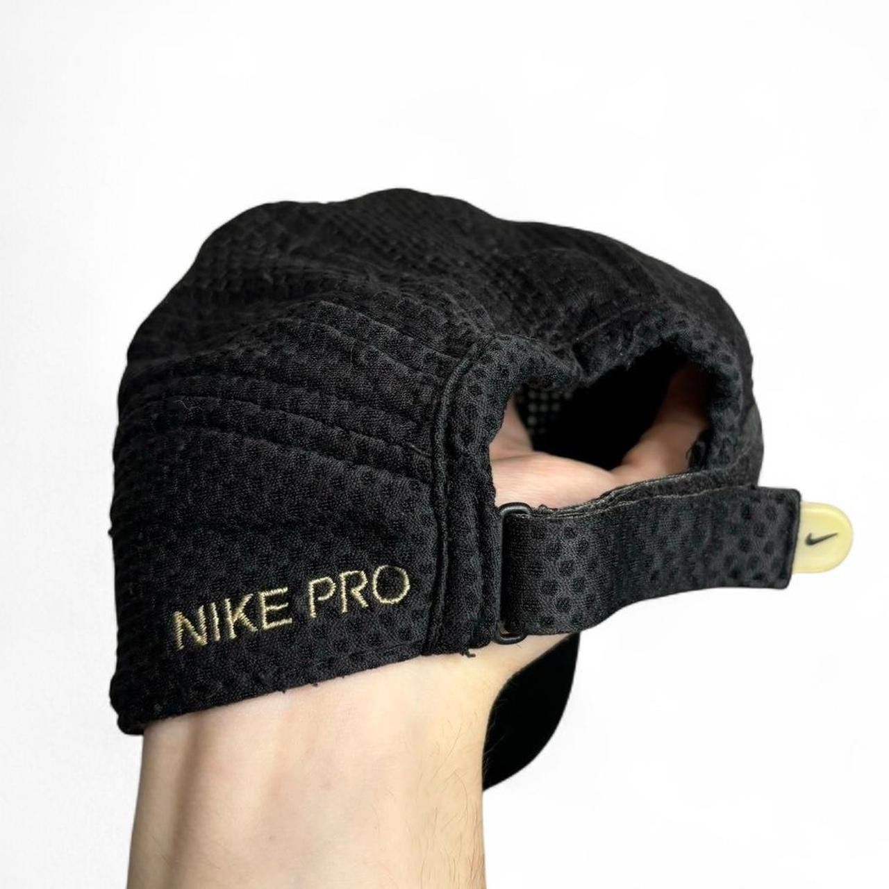Nike Vintage Style Nike Pro Black Running Mesh Hat Size ONE SIZE - 4 Thumbnail