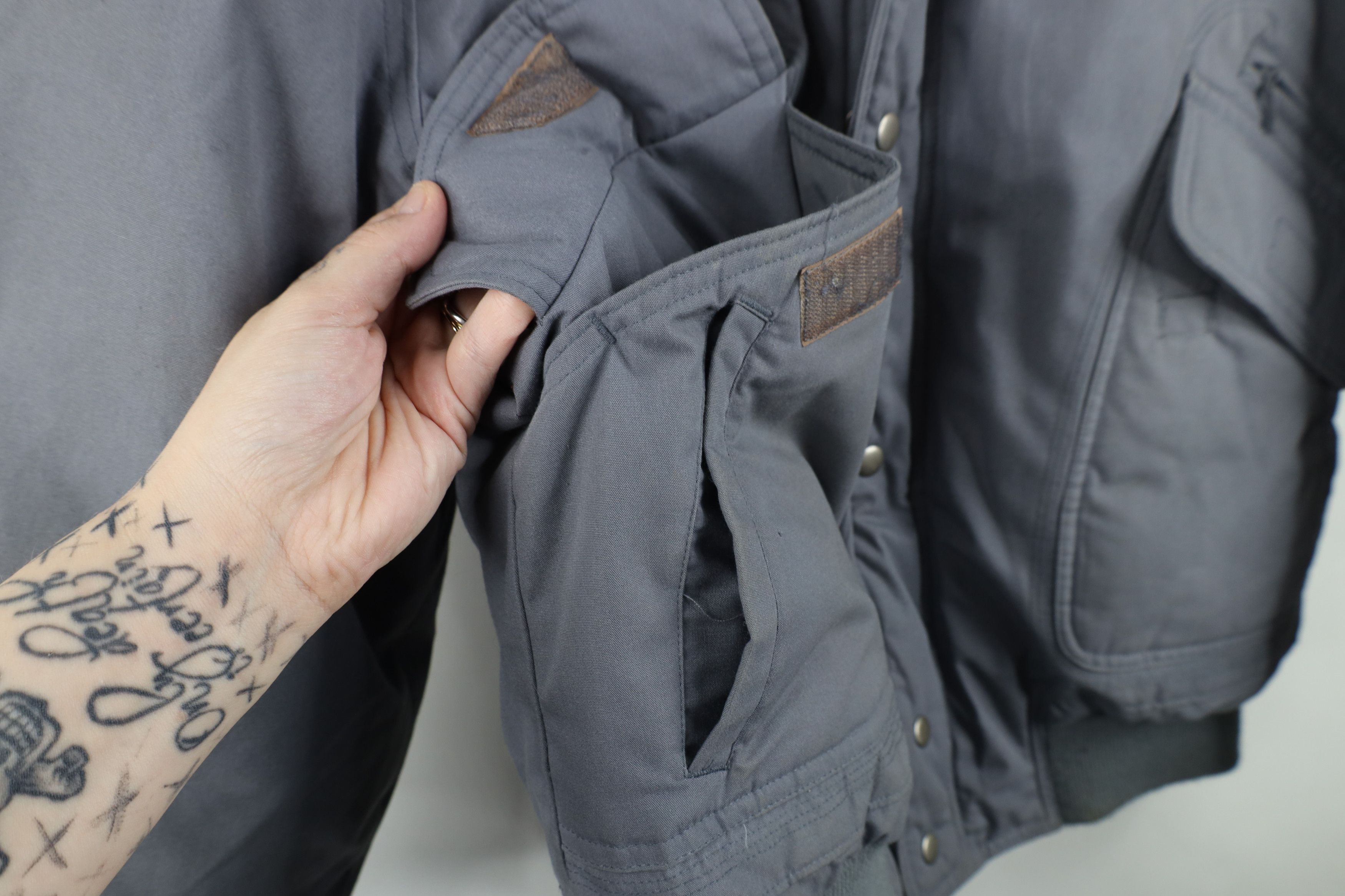 Vintage Vintage 70s 80s Streetwear Lined Down Feather Puffer Jacket Size US L / EU 52-54 / 3 - 9 Thumbnail