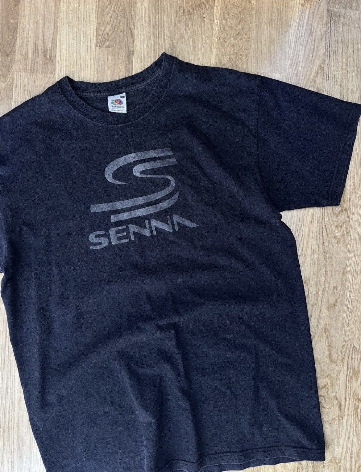 Formula 1 Vintage Ayrton Senna Racing F1 T-shirt Size US L / EU 52-54 / 3 - 3 Thumbnail