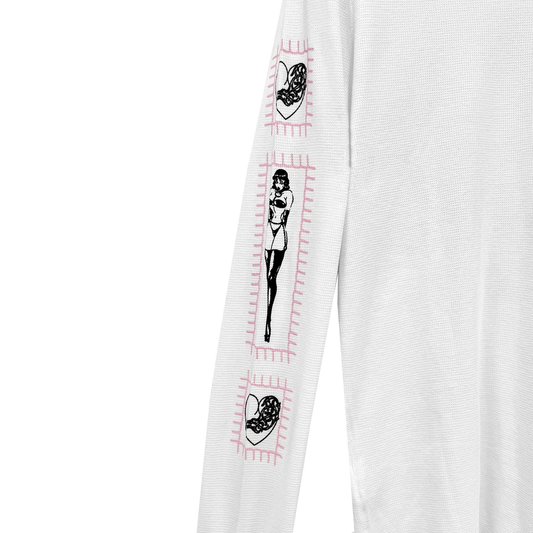 Chrome Hearts Chrome Hearts Deadly Doll Waffle Thermal Long Sleeve Tee Size XXL / US 16-18 / IT 52-54 - 3 Thumbnail