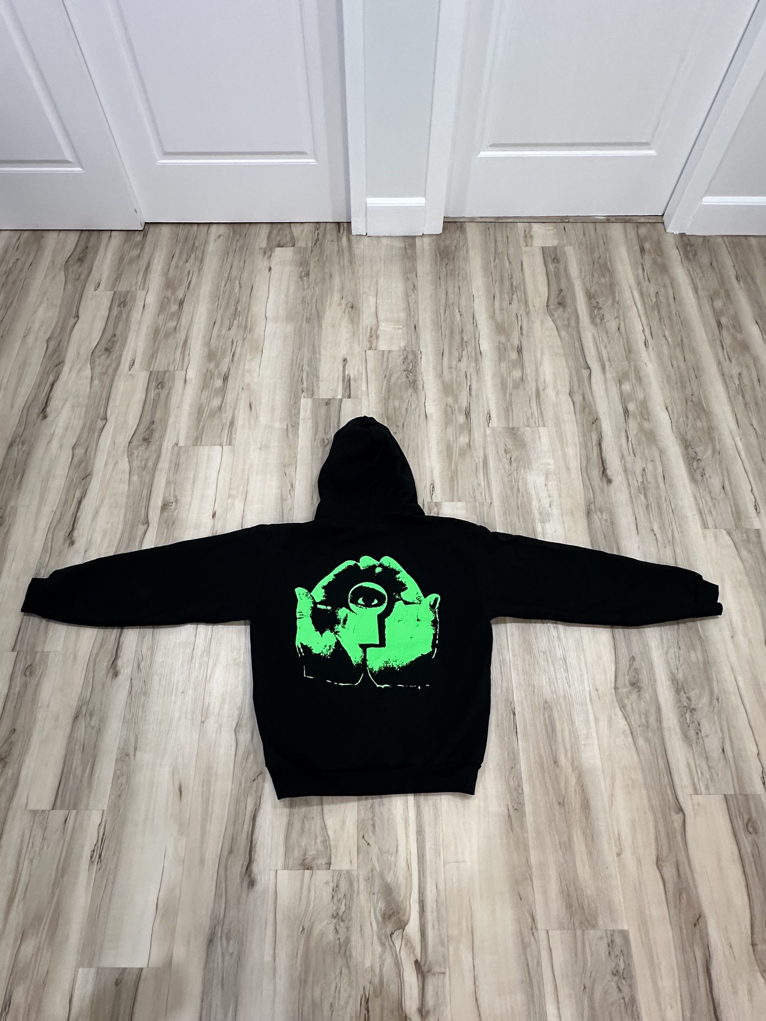 Psychworld Psychworld Black Hoodie – Size L Streetwear Size US L / EU 52-54 / 3 - 3 Thumbnail