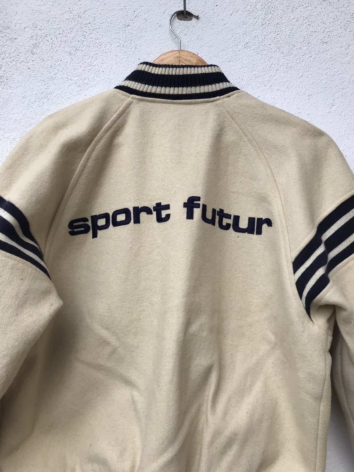 Courreges × Japanese Brand Achive.. Courreges Paris Sport Futur Bomber Jacket Embroided Size US S / EU 44-46 / 1 - 2 Thumbnail