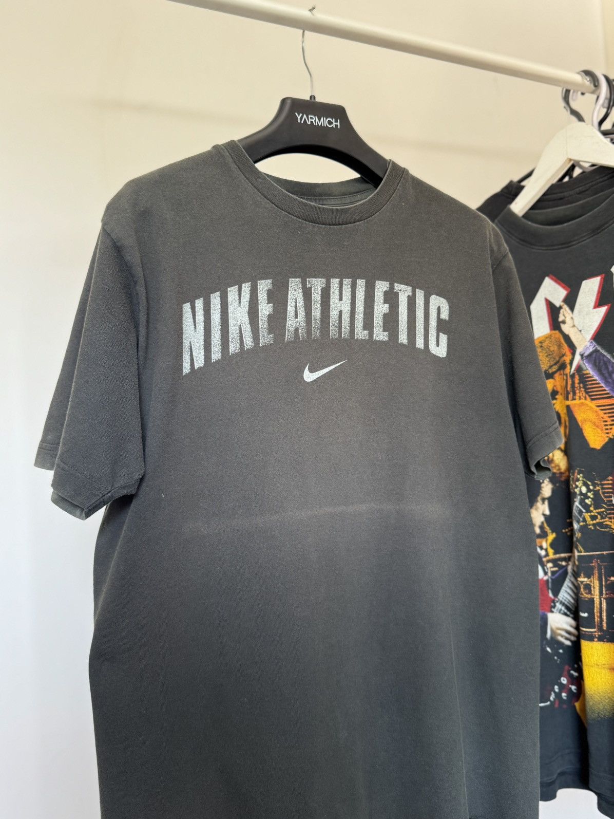 Nike Vintage 1995 Nike Athletic Streetwear Center Swoosh Tee Size US M / EU 48-50 / 2 - 3 Thumbnail