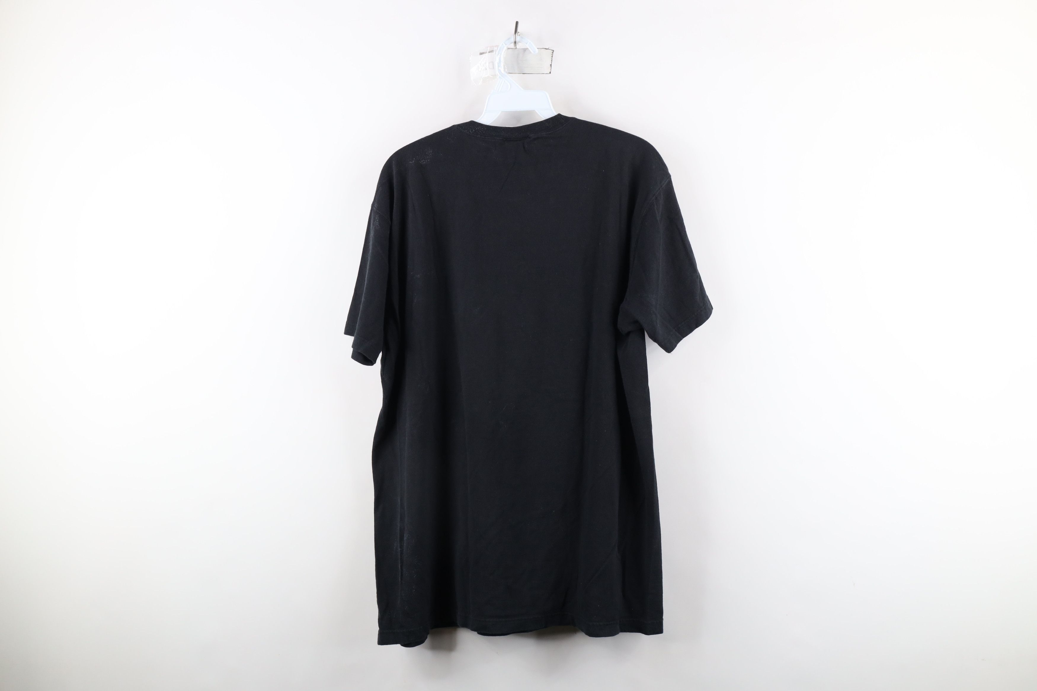 Calvin Klein × Vintage Vintage 90s Calvin Klein Blank Cotton T-Shirt Black Size US L / EU 52-54 / 3 - 12 Thumbnail