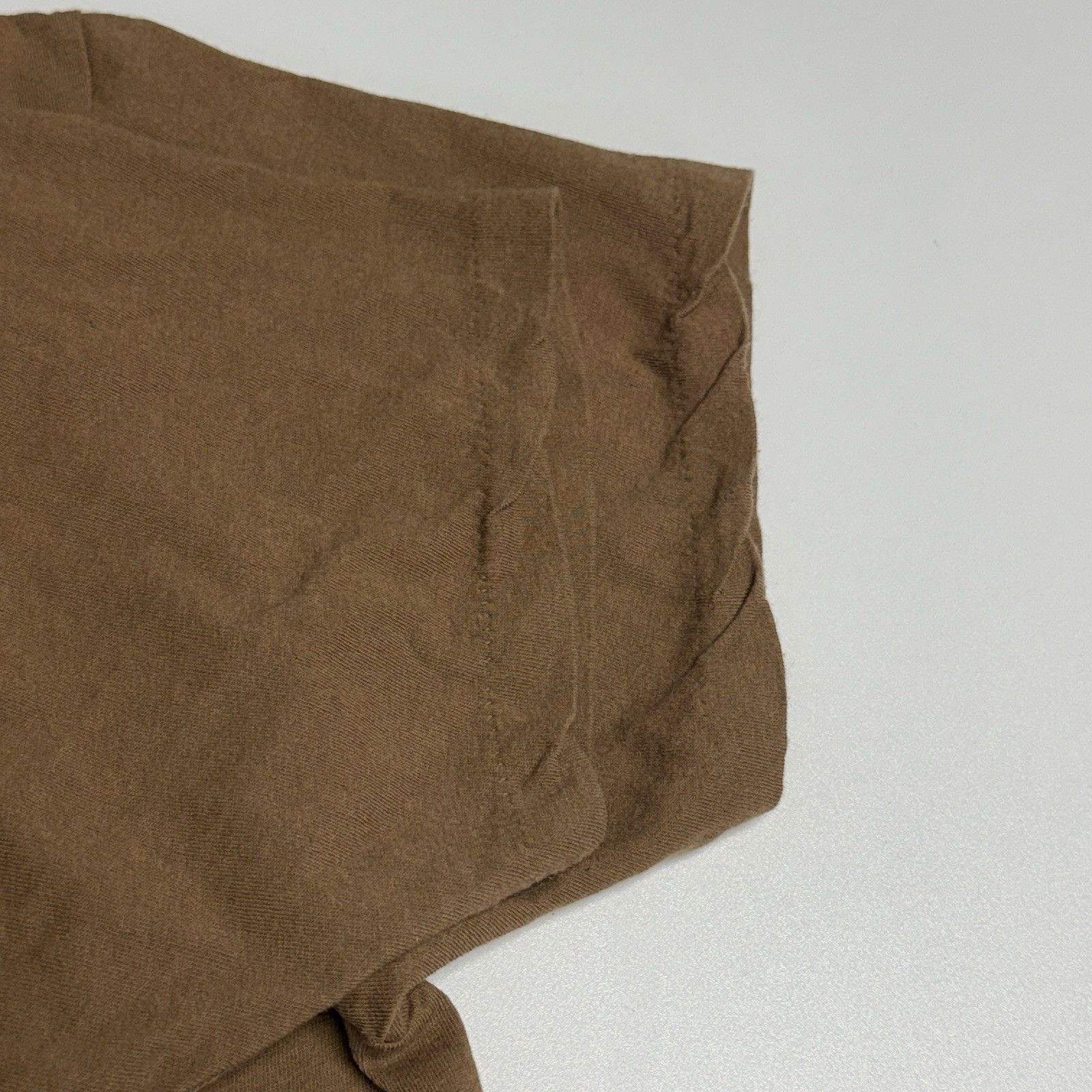 Vintage Vintage Military Brown Blank T Shirt Mens Large 90s Olympic Size US L / EU 52-54 / 3 - 3 Thumbnail