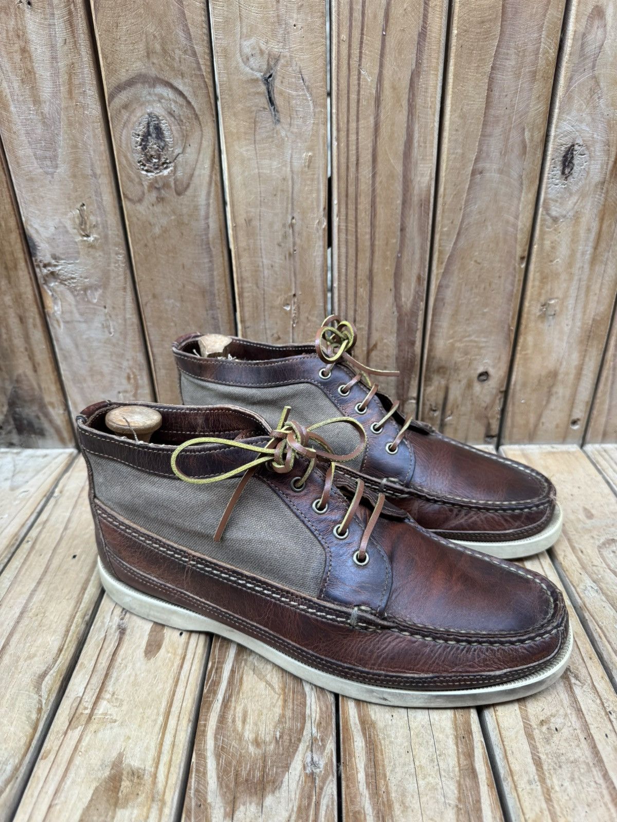 Red Wing Red Wing 9190 waxed Canvas leather chukka boots US 9 E UK 8 Size US 9 / EU 42 - 8 Thumbnail