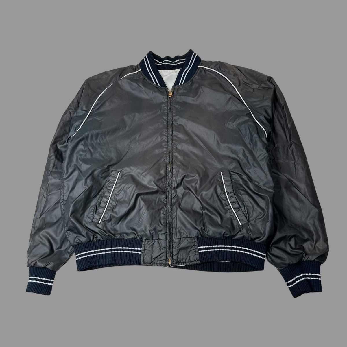 Vintage Vintage reversible bomber jacket Size US L / EU 52-54 / 3 - 1 Thumbnail