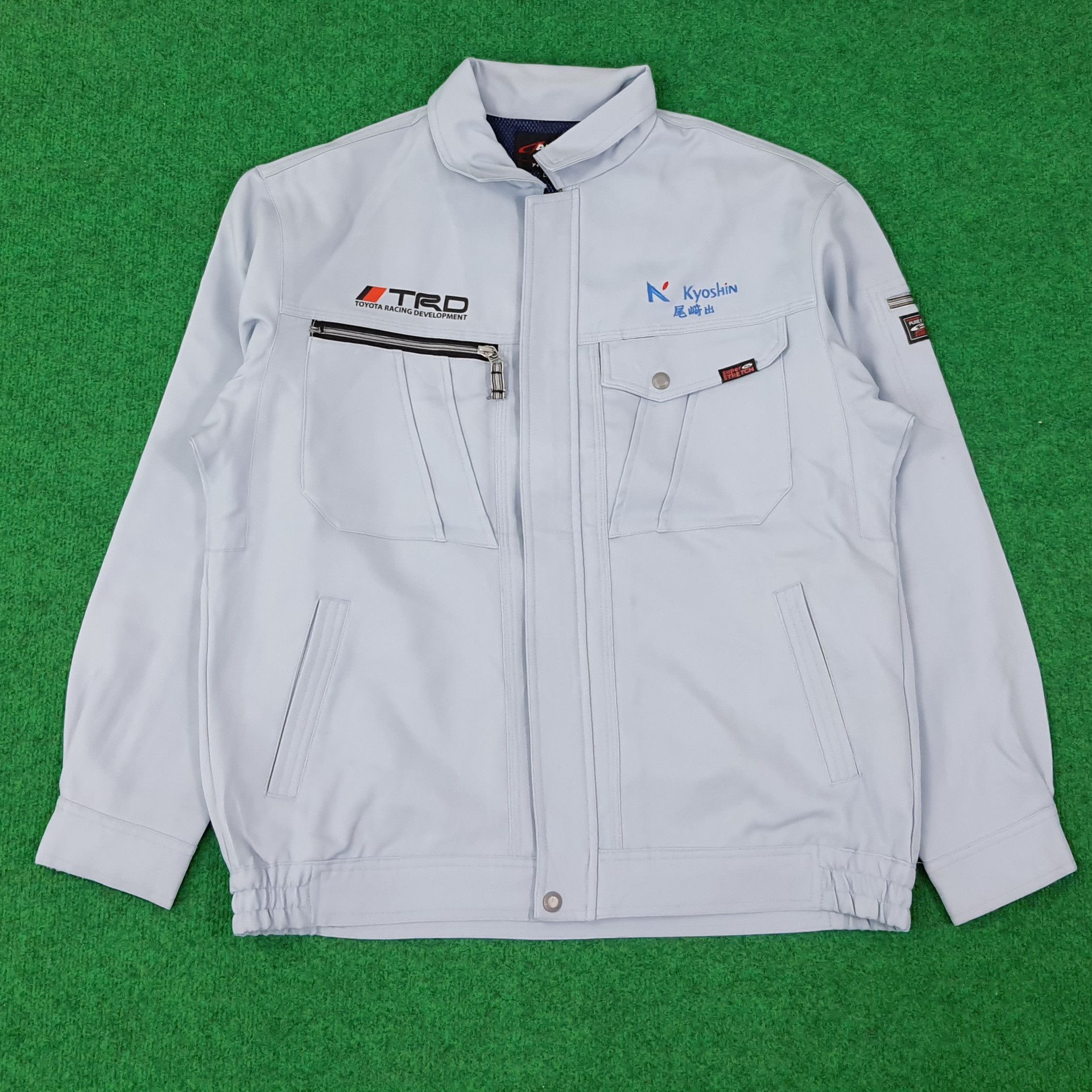 Other Vintage TRD Toyota Motorsports Racing Jacket C241N21 Size US L / EU 52-54 / 3 - 3 Thumbnail