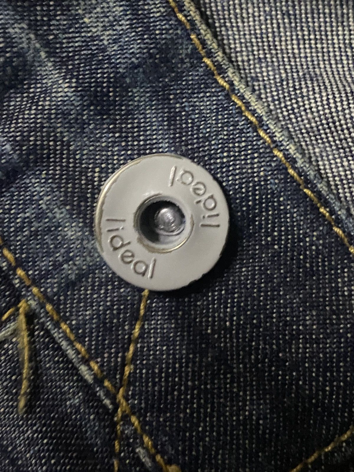 Japanese Brand Vintage Japan Brand Lideal Mud Wash Selvedge Slim Fit Jeans Size US 36 / EU 52 - 11 Thumbnail