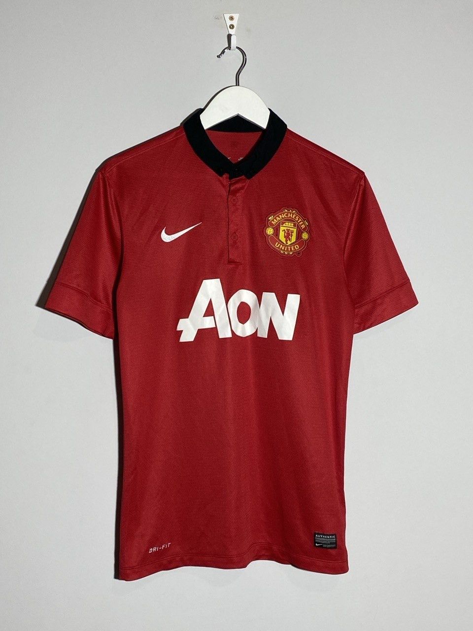 Nike Nike Manchester United 2013/14 Home Soccer Jersey Size US S / EU 44-46 / 1 - 1 Thumbnail