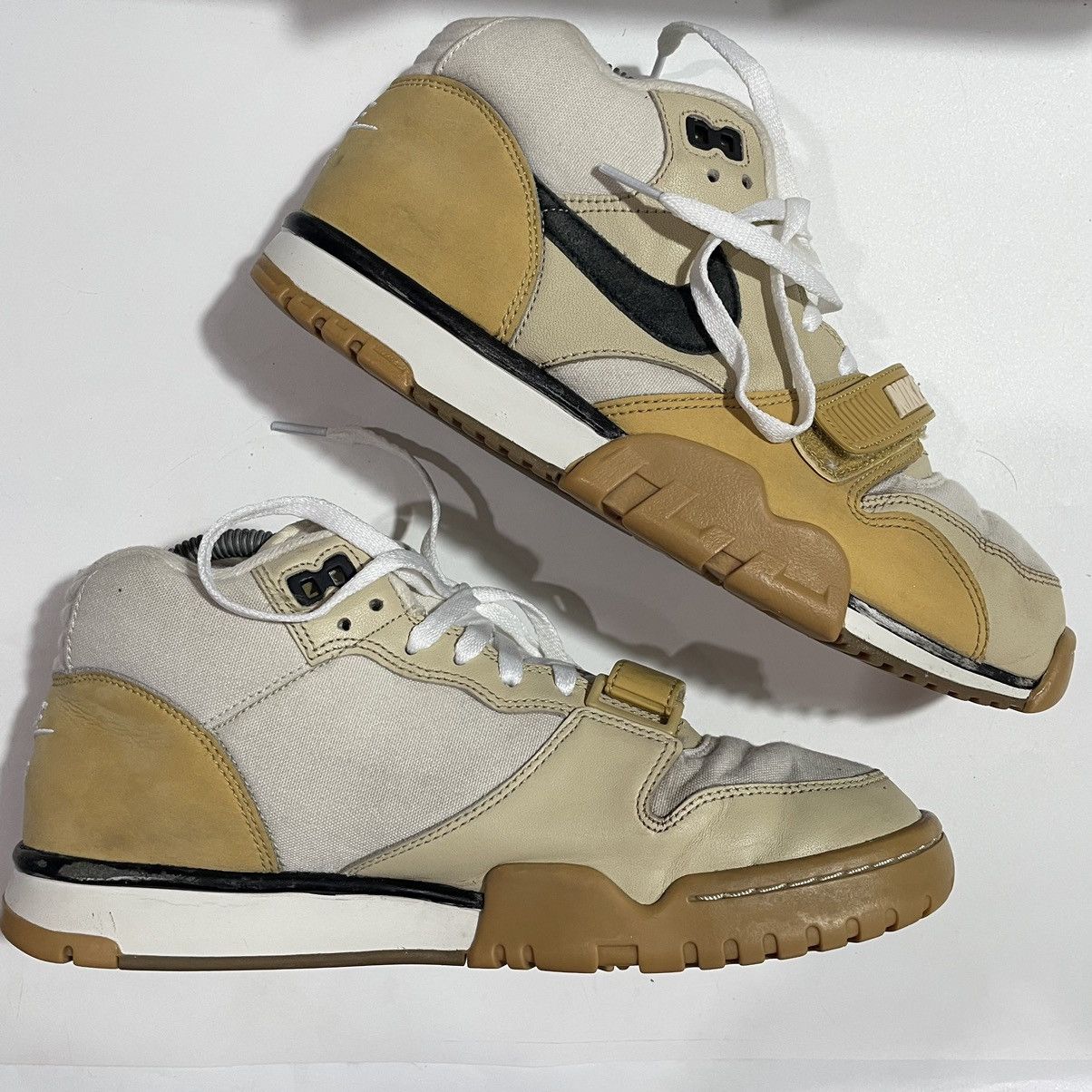 Nike Nike Air Trainer 1 Coconut Milk beige brown wheat khaki Size US 8.5 / EU 41-42 - 4 Thumbnail