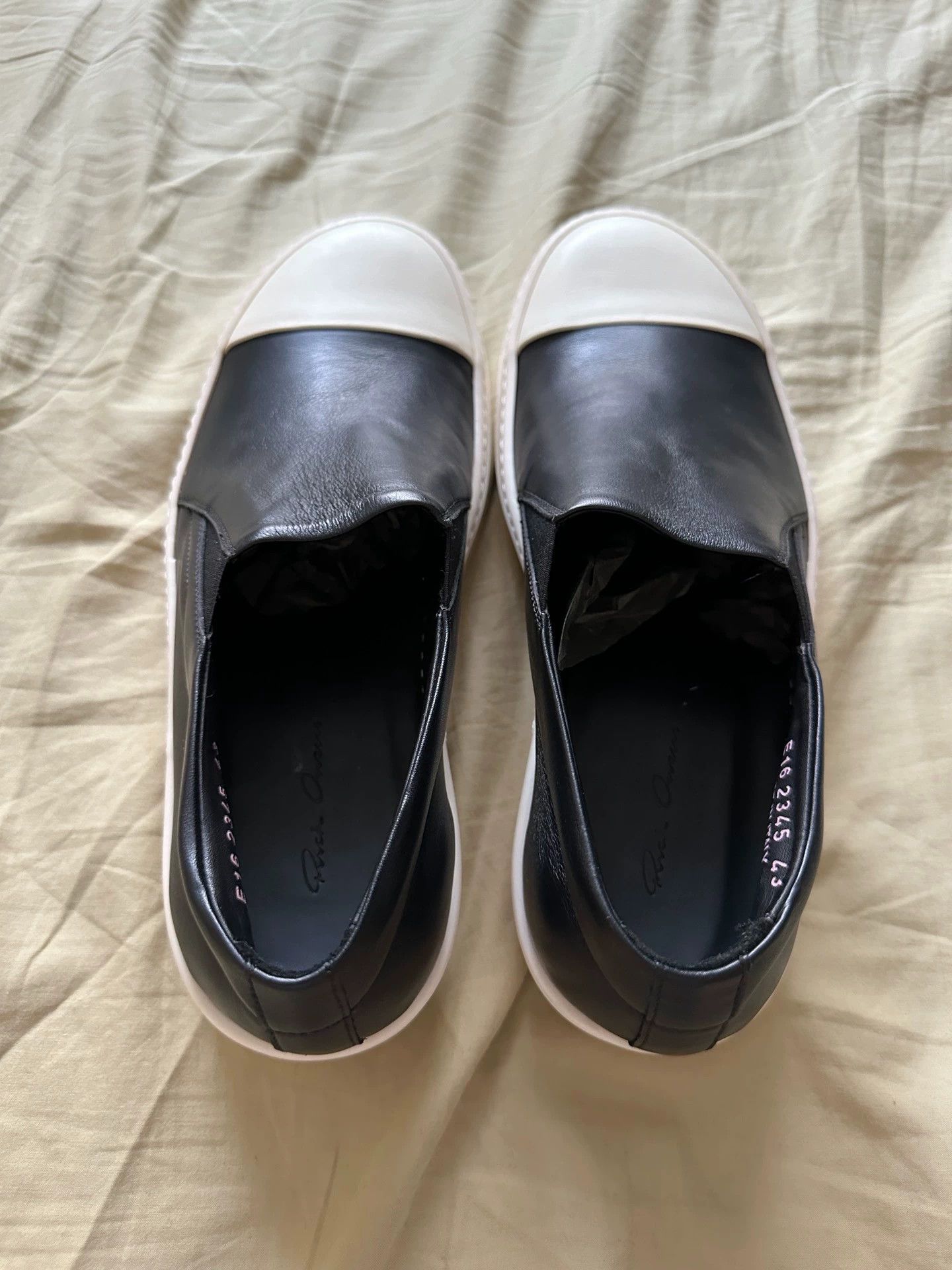 Rick Owens Rick Owens Slip On Full Leather 43 Black Size US 10 / EU 43 - 2 Thumbnail