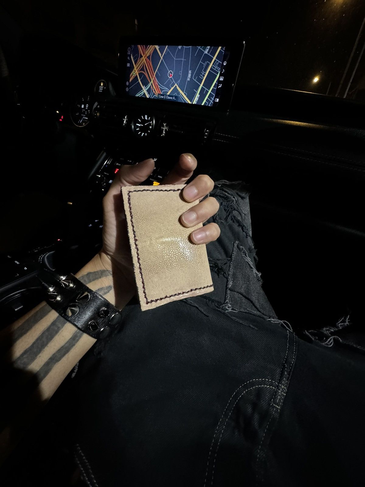 Designer “Skin-Crawling” Leather Wallet Size ONE SIZE - 10 Thumbnail