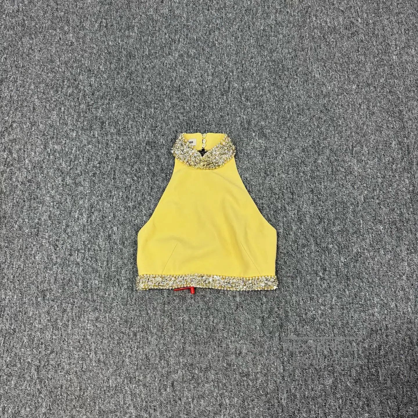 Miu Miu miu miu Pearl collar, waist-tightening dress top for weari Size M / US 6-8 / IT 42-44 - 2 Thumbnail