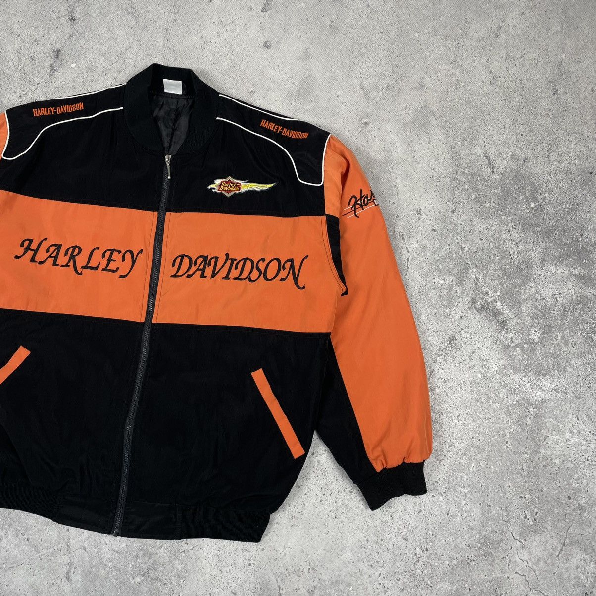 Harley Davidson × Vintage Vintage Harley Davidson Racing Jacket Size US XXL / EU 58 / 5 - 5 Thumbnail