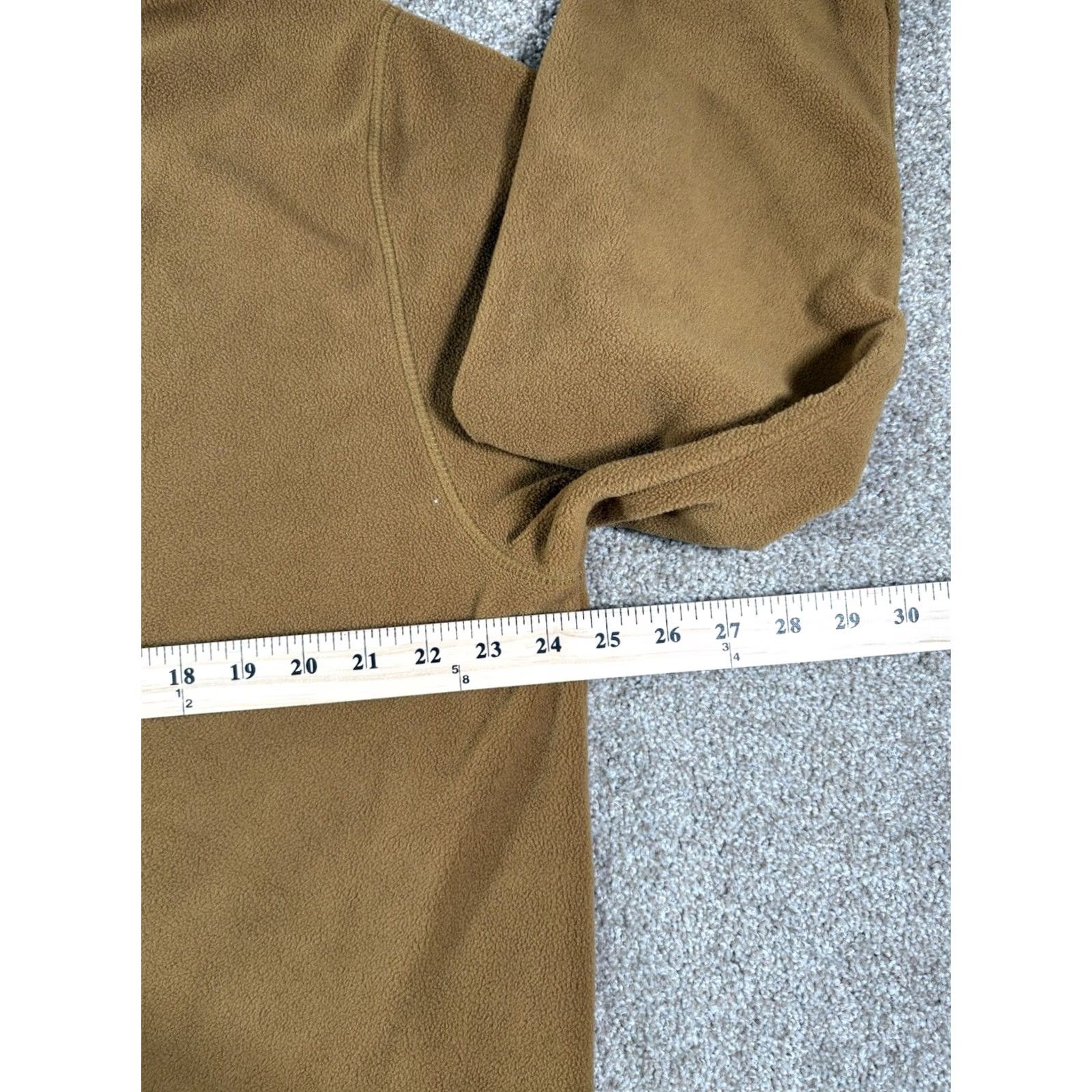 Vintage St. John's Bay Fleece Sweater Mens Large Brown Quarter Zip Pullover Jacket Size US L / EU 52-54 / 3 - 7 Thumbnail