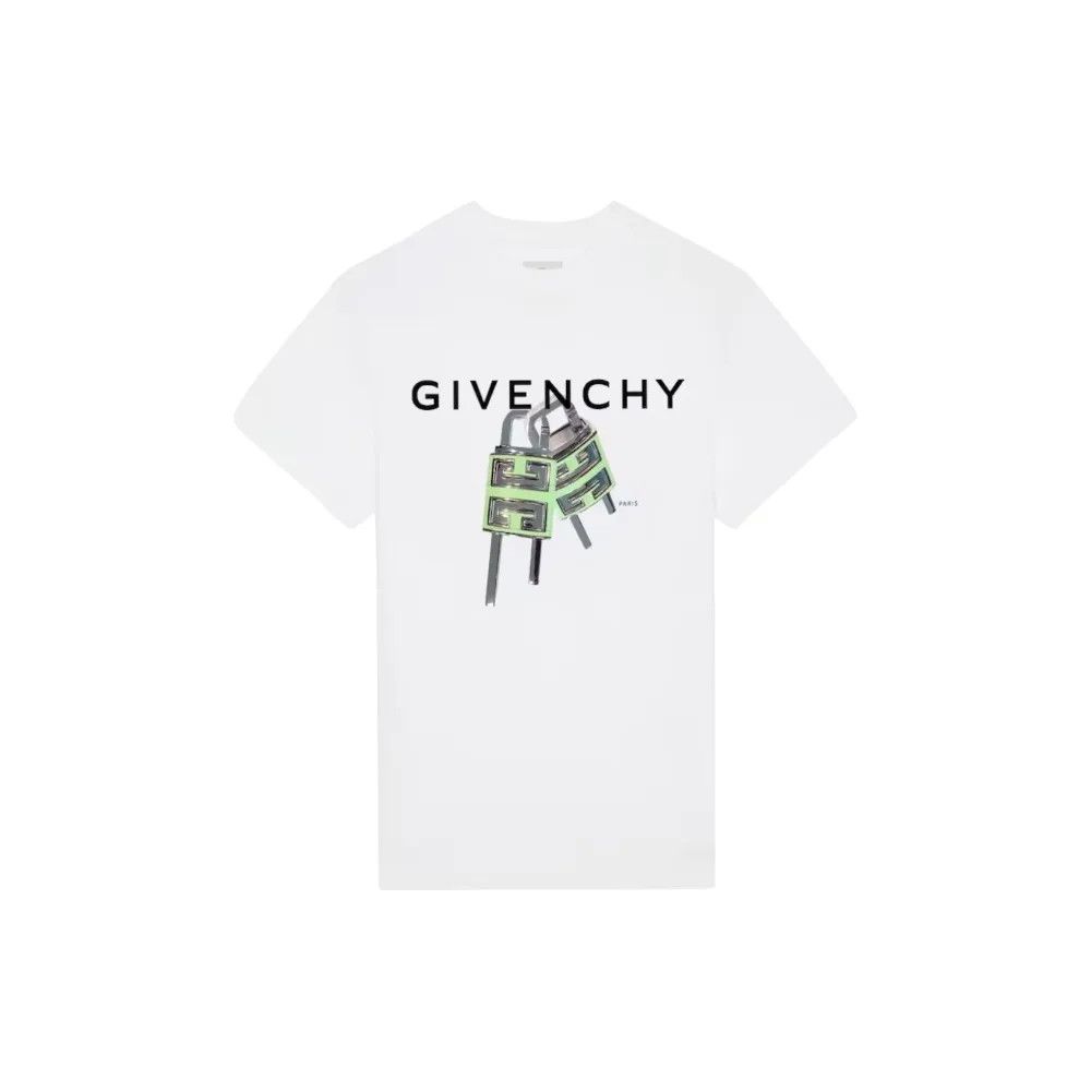 Givenchy o1srvl11e0625 Slim Fit T-Shirt in White Size US M / EU 48-50 / 2 - 1 Preview