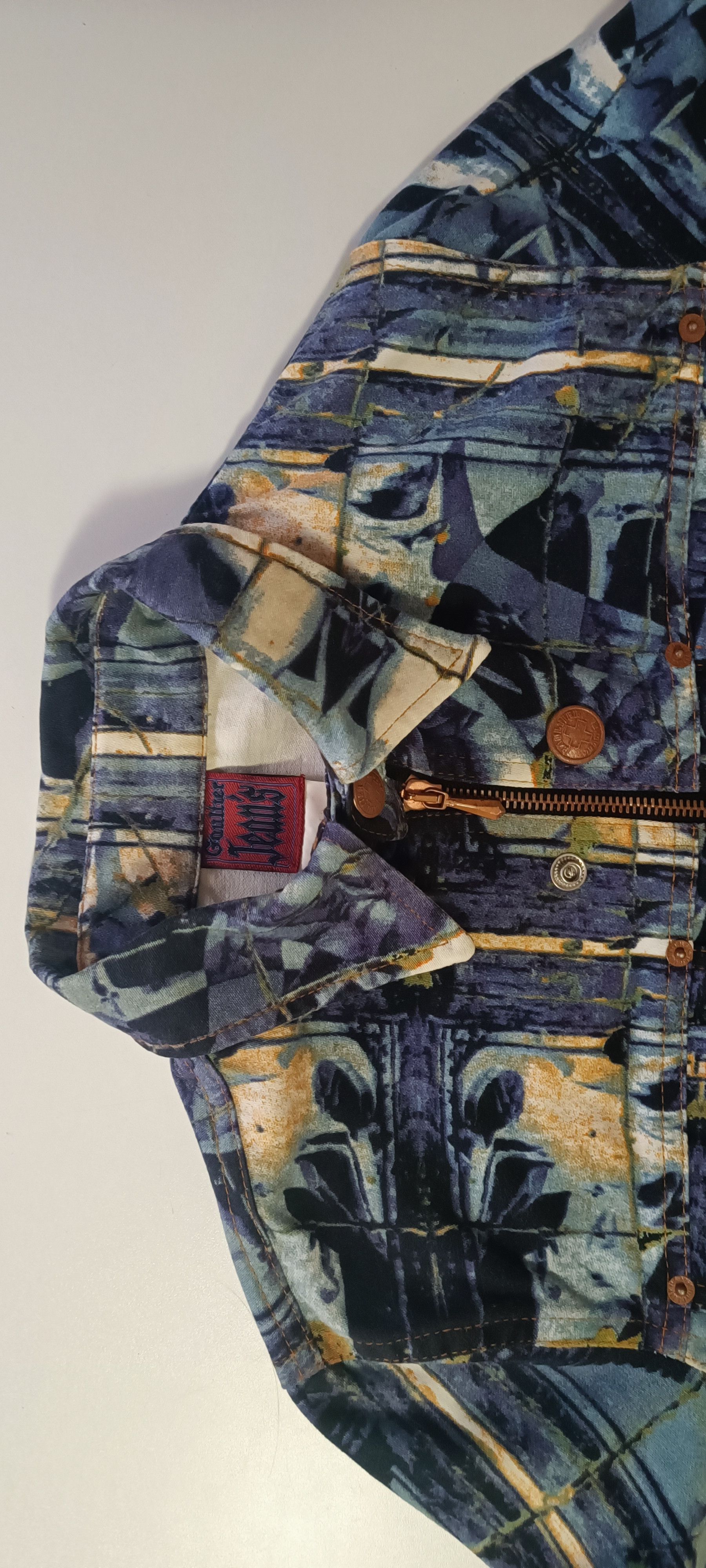 Jean Paul Gaultier 90's Gaultier Jeans - Women silhouettes jacket Size M / US 6-8 / IT 42-44 - 5 Thumbnail