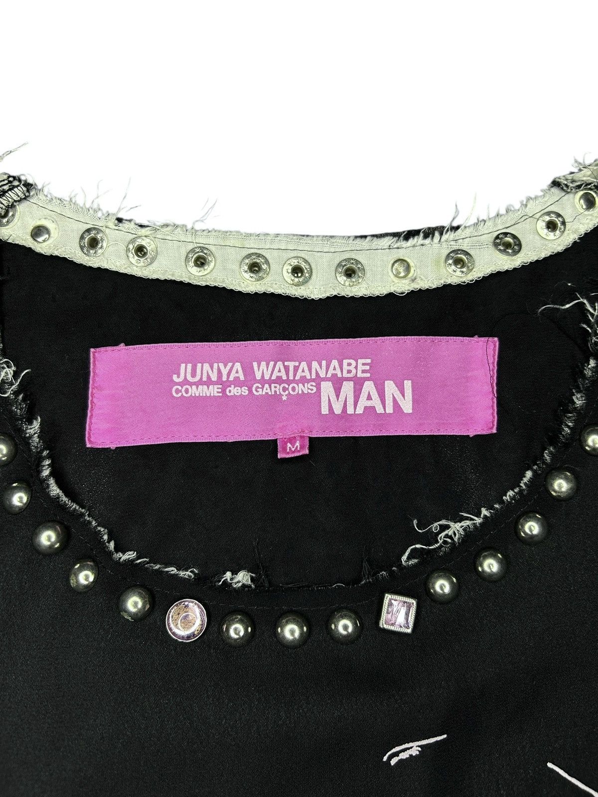 Junya Watanabe S/S 03 Jeweled Raw Hem Dress Size M / US 6-8 / IT 42-44 - 4 Thumbnail