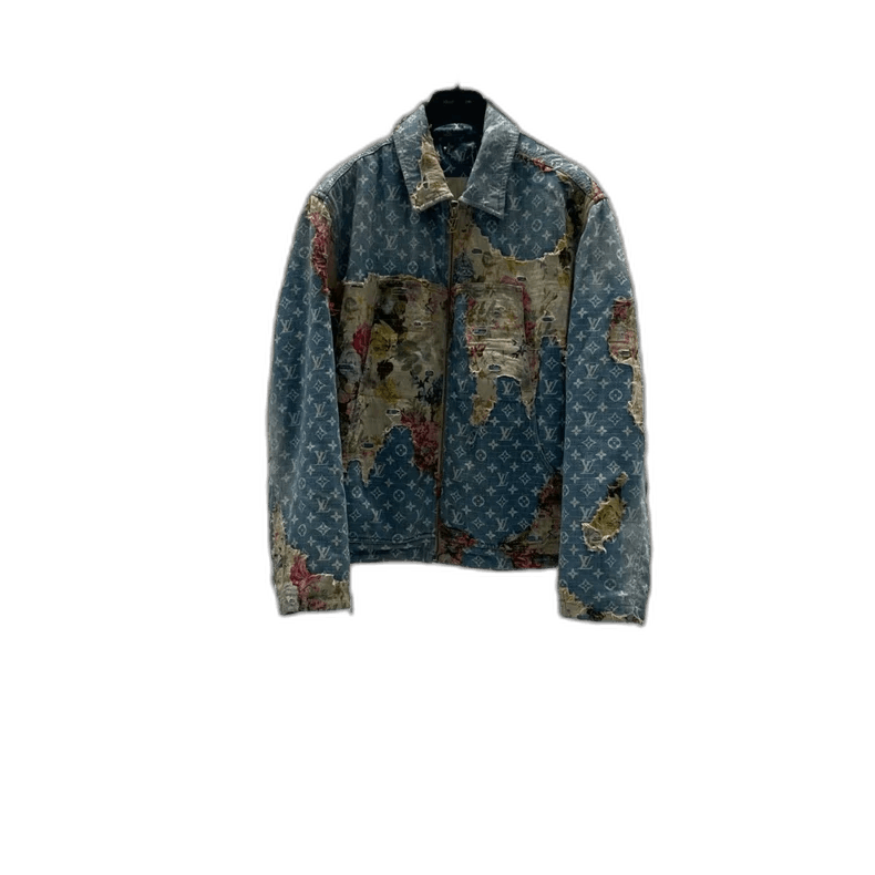 Louis Vuitton Louis Vuitton Floral Embroidered Denim Jacket-2506 Size US L / EU 52-54 / 3 - 1 Thumbnail