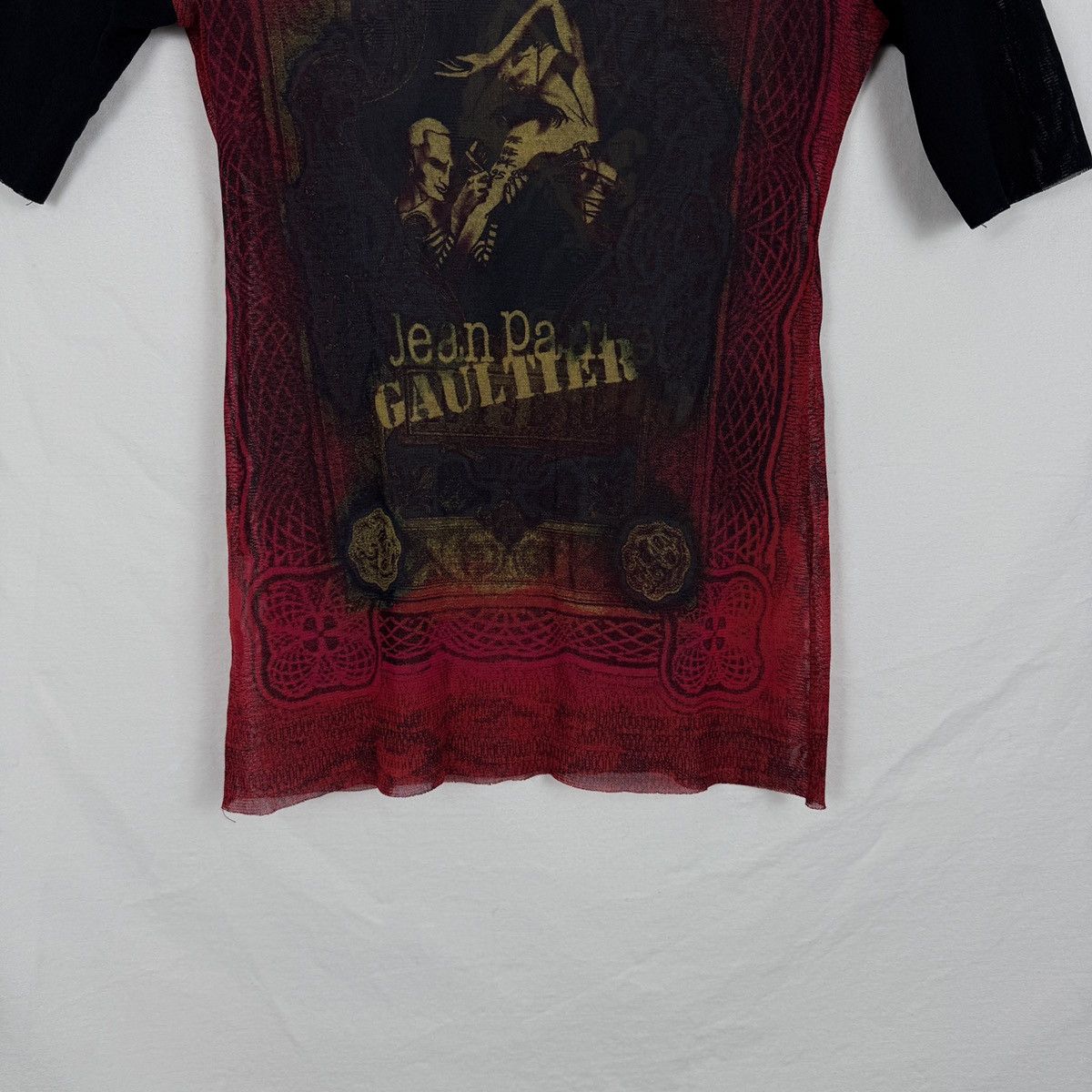 Jean Paul Gaultier JEAN PAUL GAULTIER FEMME MICRO MESH T-SHIRT Size S / US 4 / IT 40 - 3 Thumbnail