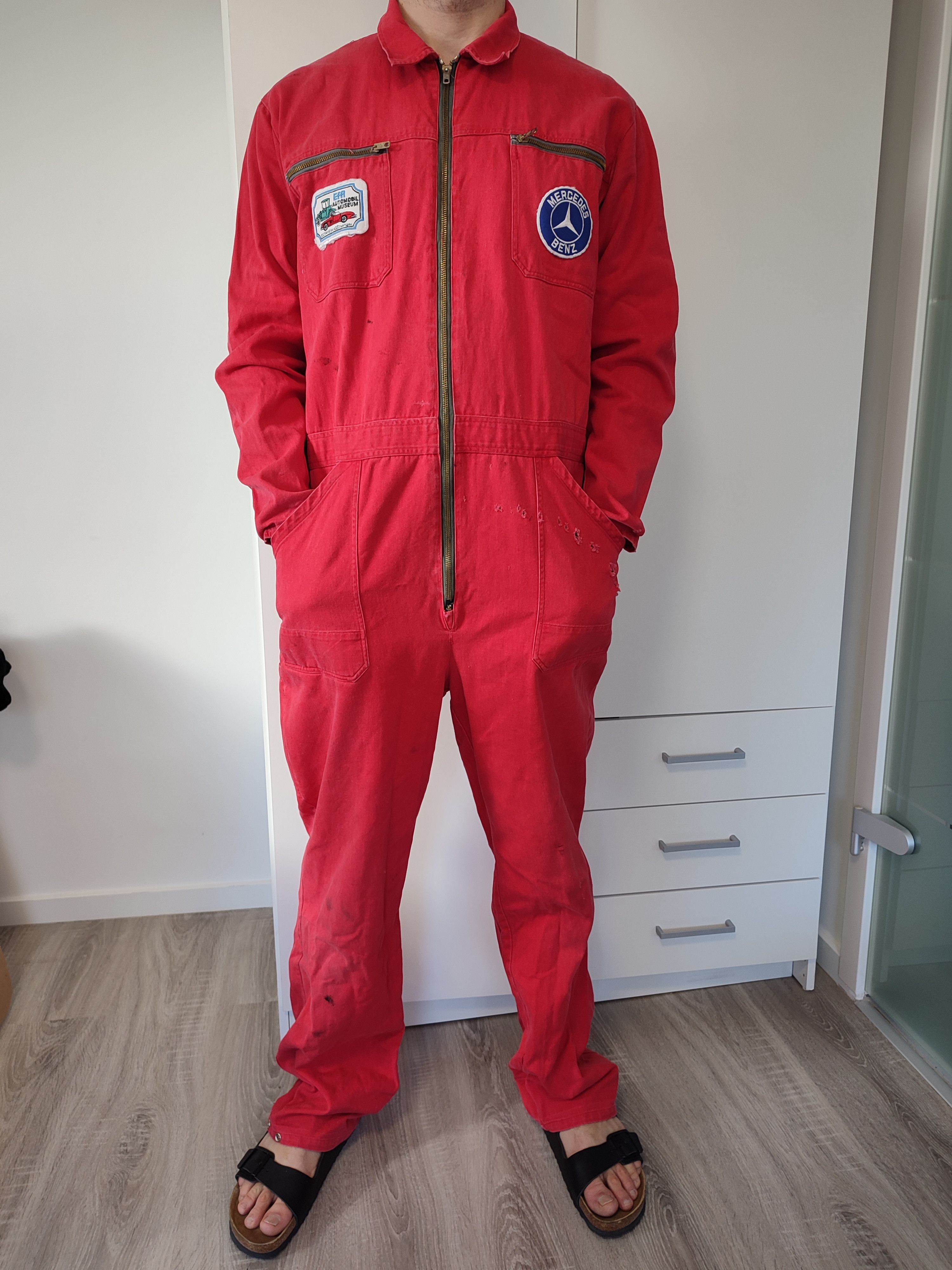 Mercedes-Benz Mercedes Benz SAR Vintage Racing Suit size 54 Size US 38 / EU 54 - 1 Thumbnail